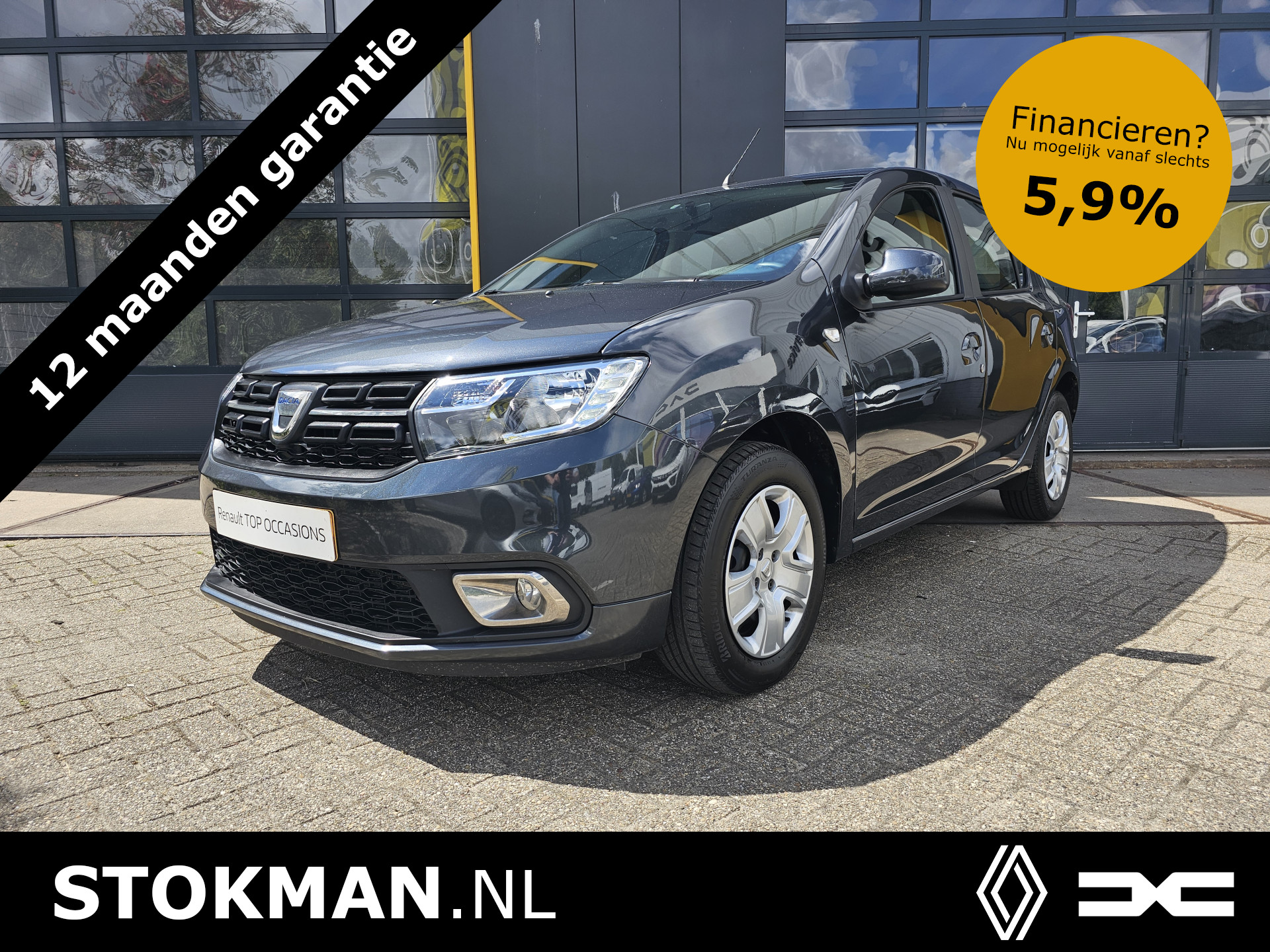 Dacia Sandero 1.0 TCe 100 Bi-Fuel Comfort | Navigatie | Cruise | Airco | Parkeersensoren | Losse dakdragers | incl. Bovag rijklaarpakket met 12 maanden garantie |