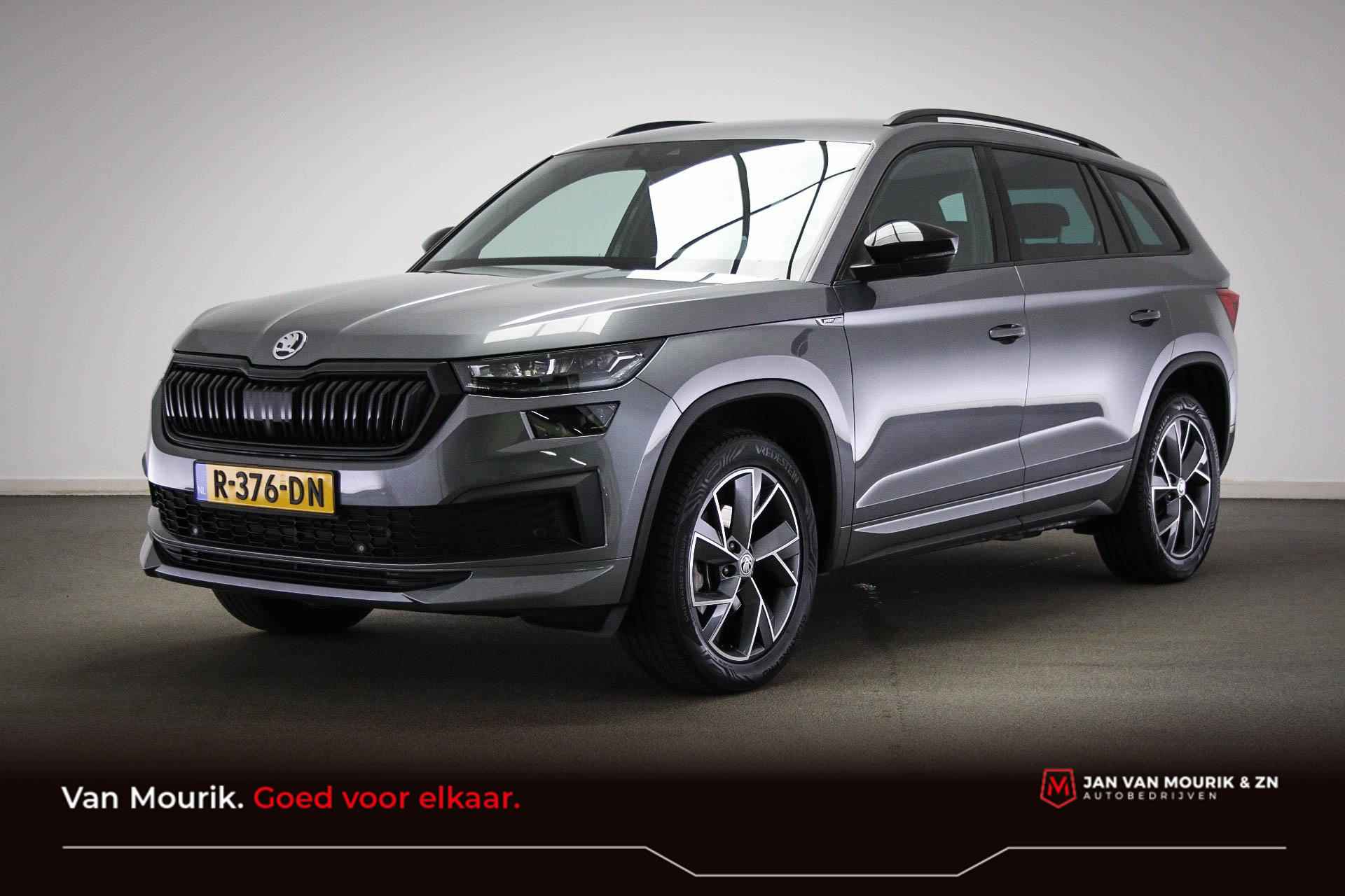 Skoda Kodiaq 1.5 TSI Sportline Business | ASSISTENTIE / FUCTIE- PACK | MATRIX LED | HALF LEDER |  ACC | NAVI | DAB | CAMERA | TREKHAAK | 19" | DEALER ONDERHOUDEN - 1/60