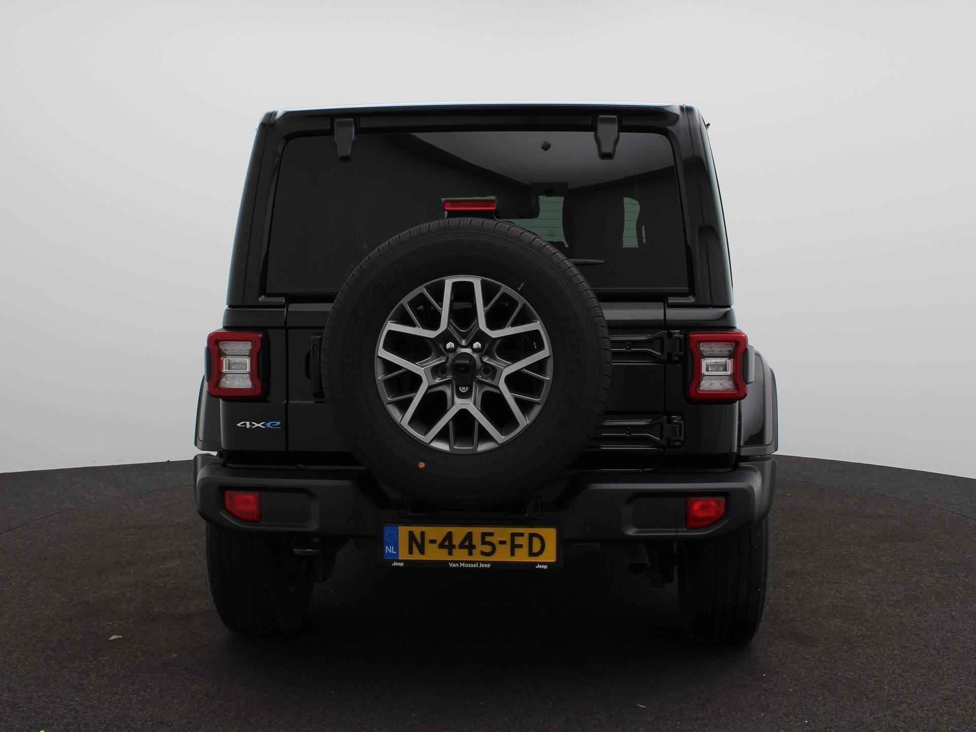 Jeep Wrangler Unlimited 4xe 380 Sahara | Open-Sky | 1e-Eigenaar | Leder | Stoel + Stuurverwarming | Safety Pack | - 5/25