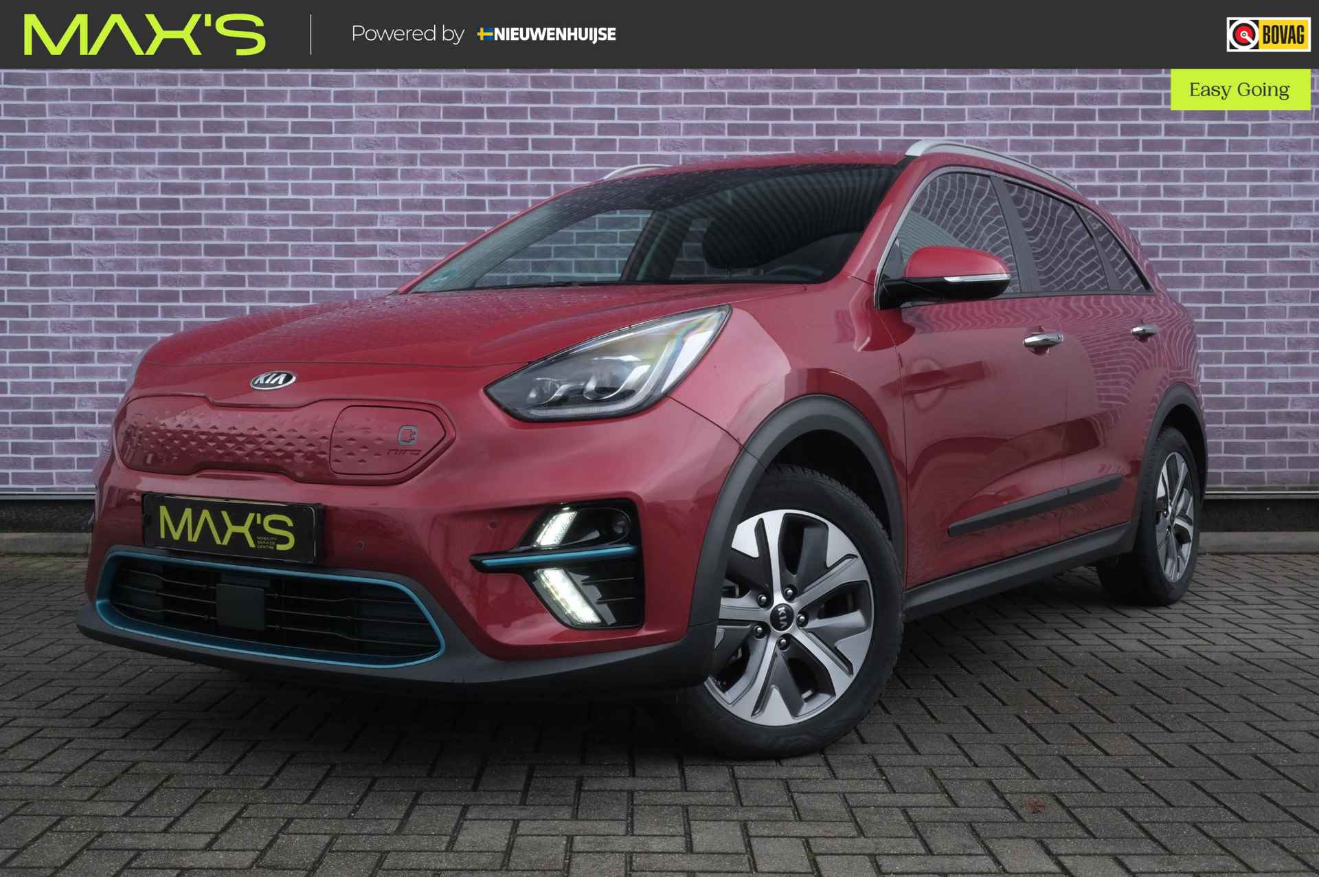 Kia e-Niro ExecutiveLine 64 kWh | Navi | Stoel/Stuurwiel Verwarming | Navi | Trekhaak | Leder | Adaptive Cruise Control | Elektrische Memory Stoelen | JBL | - 1/37