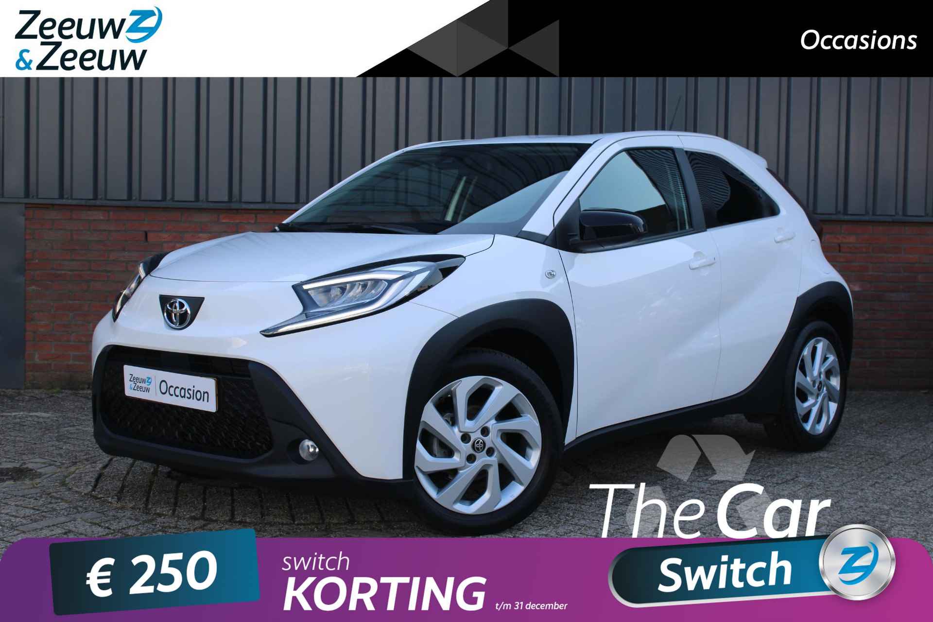 Toyota Aygo X 1.0 VVT-i MT first |Zeer compleet|Lichtmetalen velgen|Apple CarPlay/Android Auto|Toyota SafetySense| - 1/27