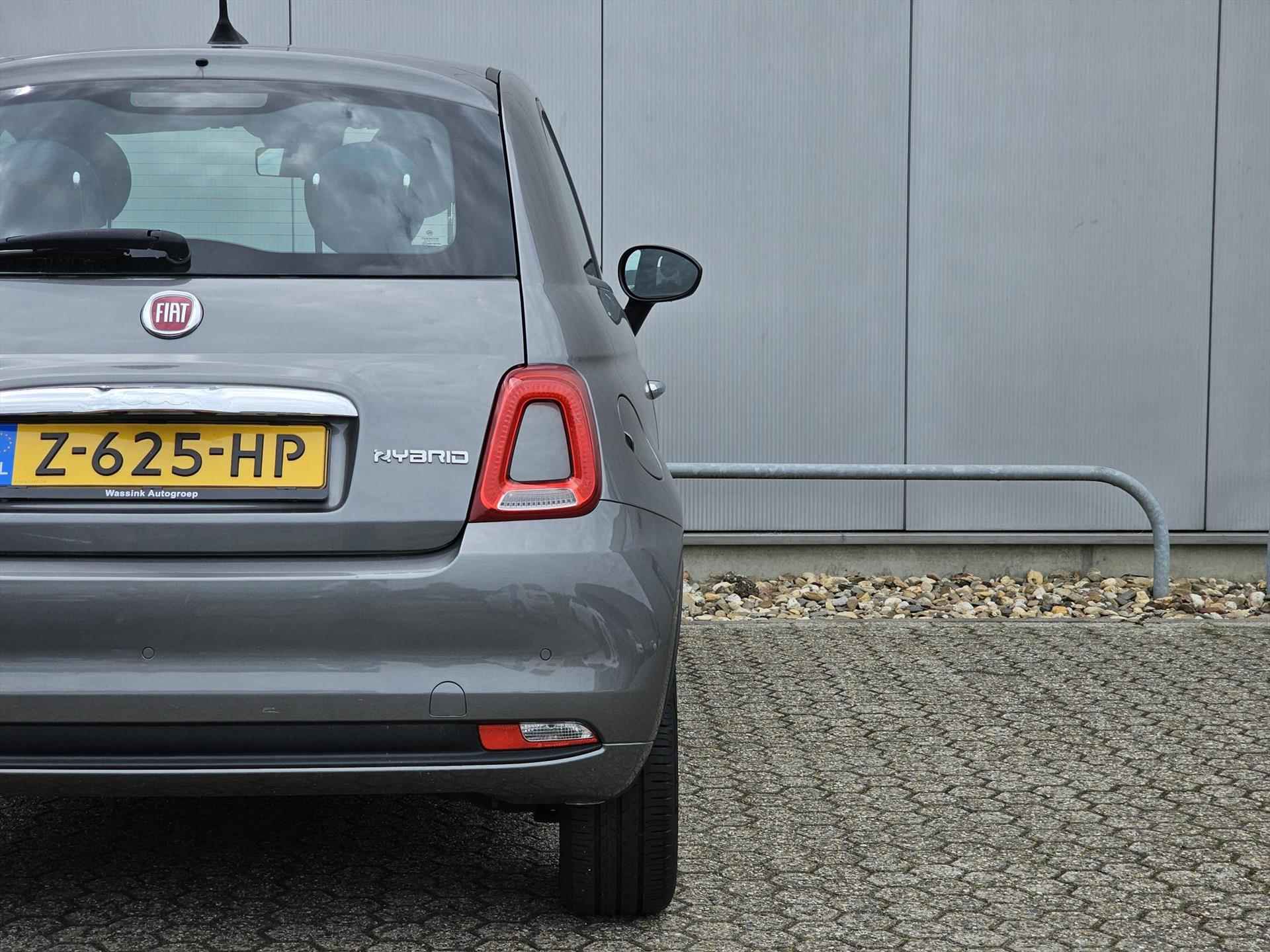 Fiat 500 1.0 70pk Hybrid | Carplay | Parkeersenoren | Climate Control | - 31/41