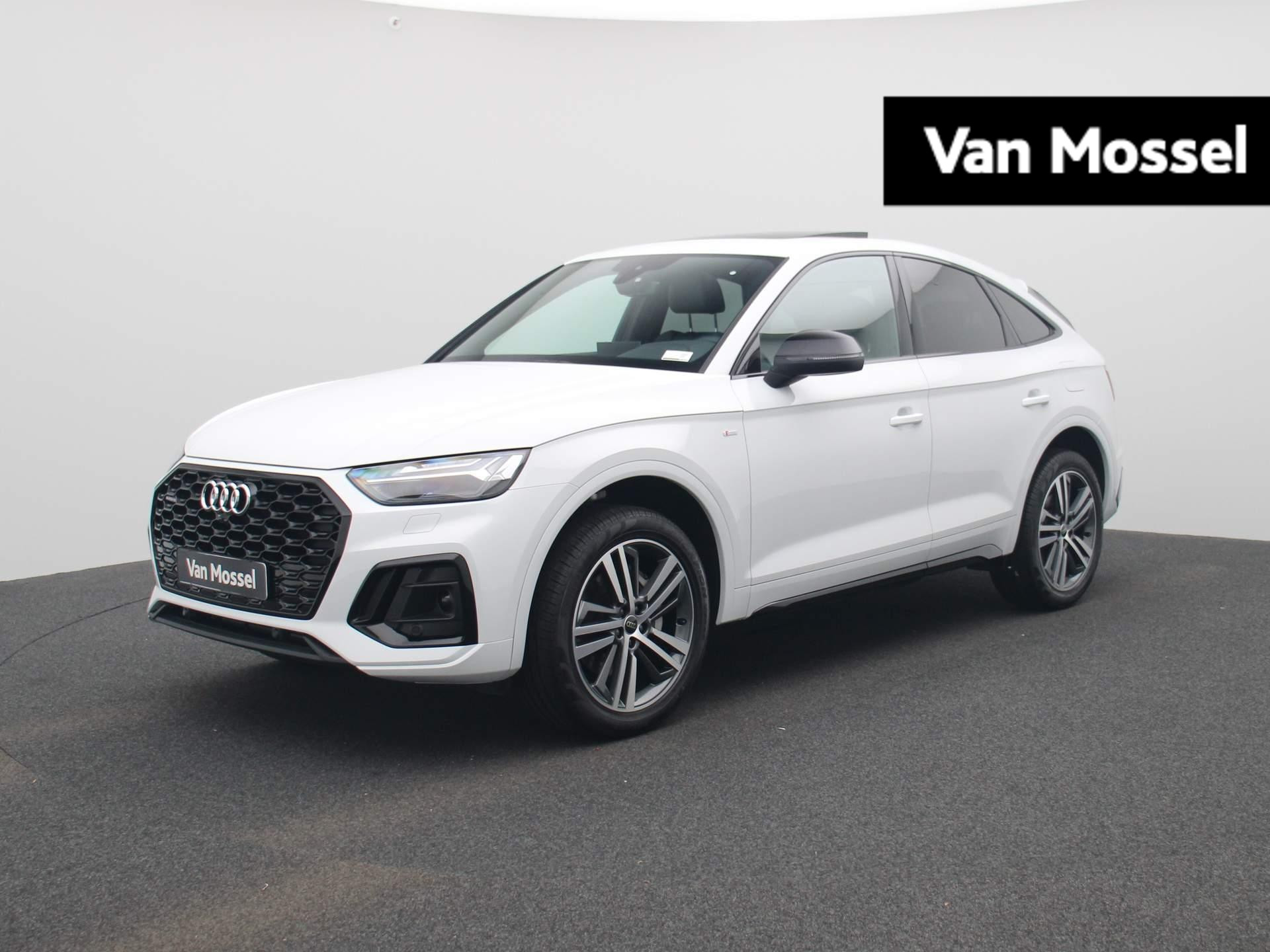 Audi Q5 Sportback 50 TFSI e S edition Competition 299 PK | S-line | Automaat | Navigatie | Camera | Panoramadak | Cruise Control | Climate Control | Stoelverwarming | Virtual Cockpit | LED Matrix | Lichtmetalen velgen | Privacy glass |