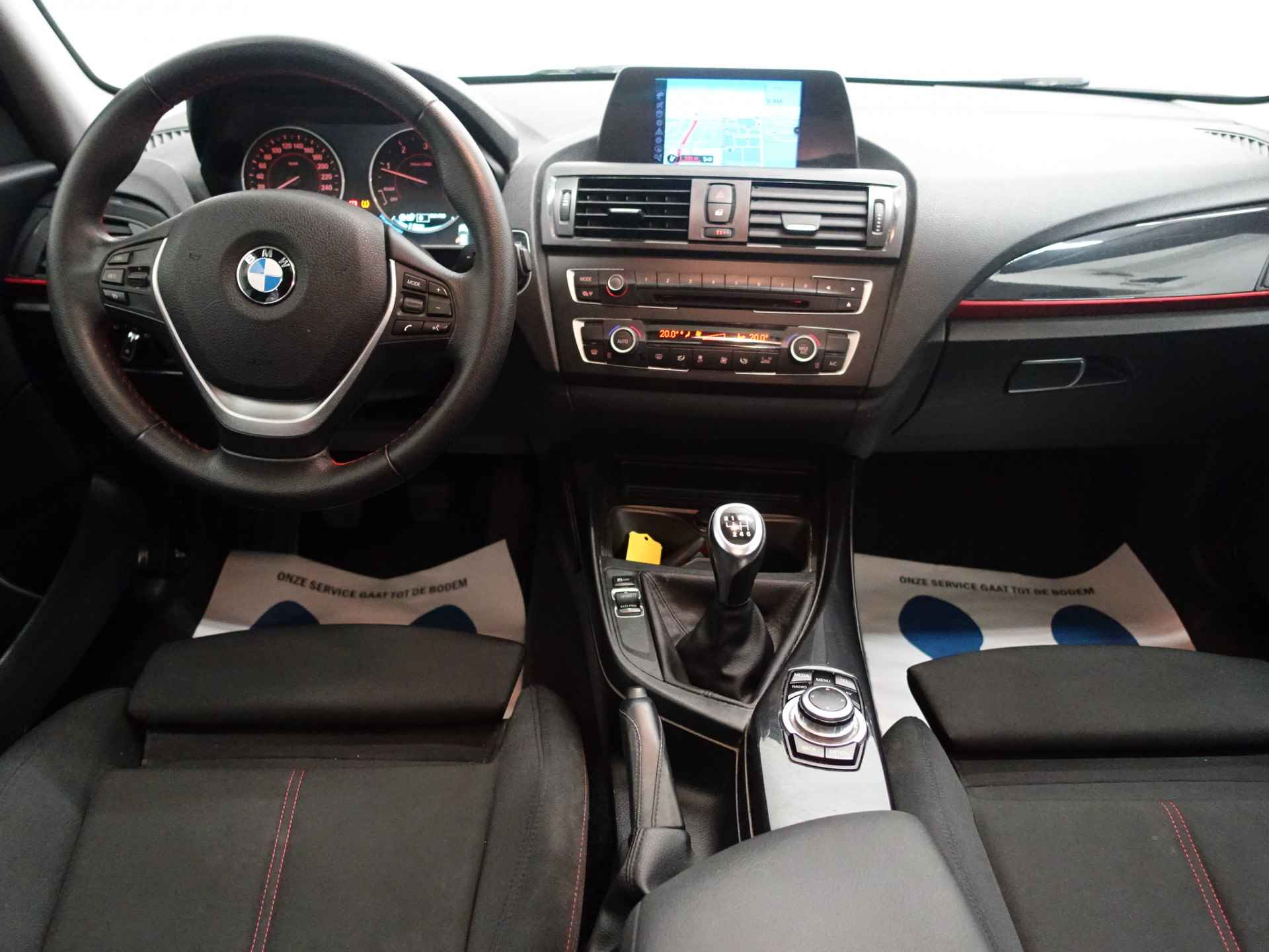 BMW 1-serie 116D High Executive Sport- Schuifdak, Navi, Xenon, Sport Interieur, LMV - 7/29