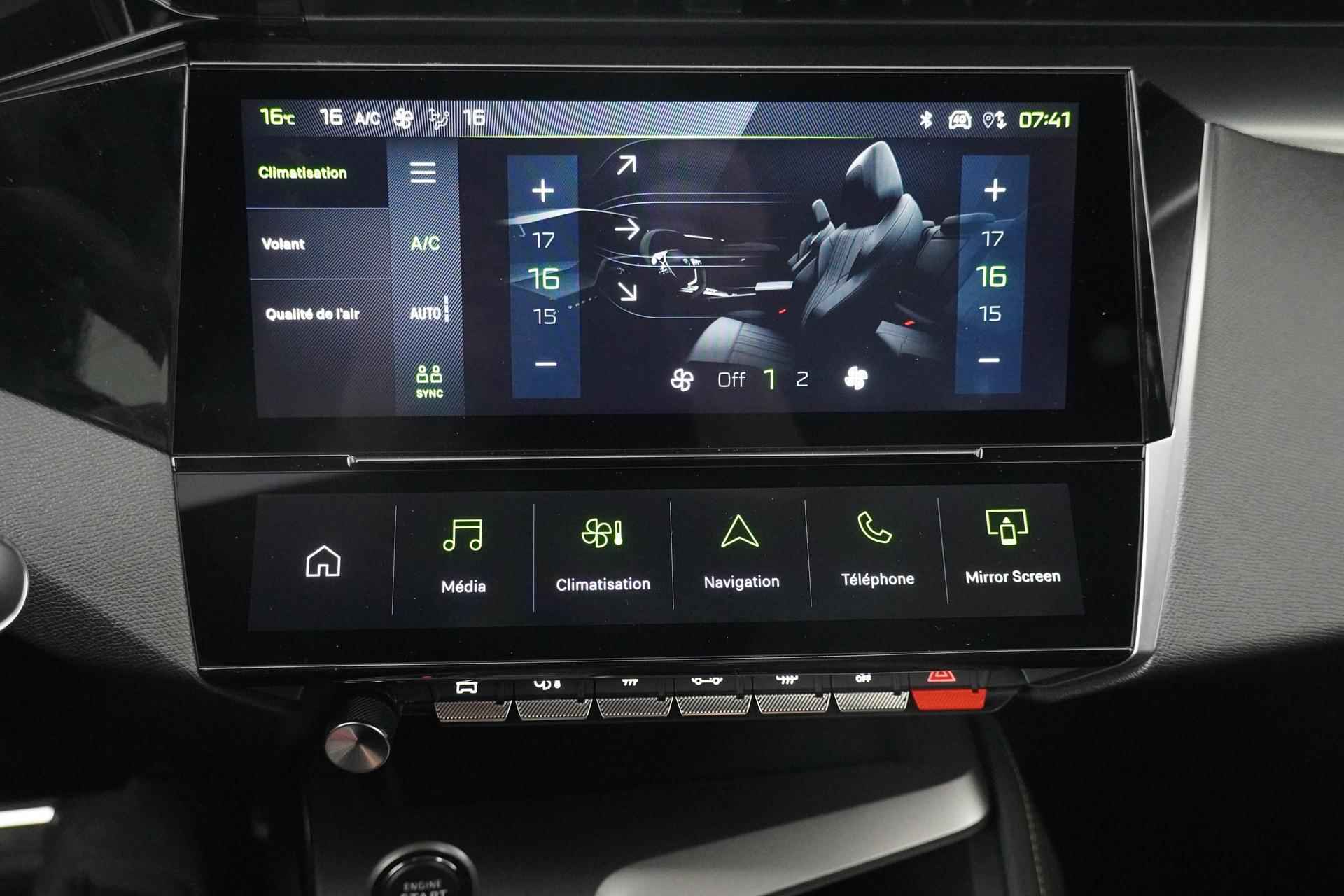 Peugeot 408 1.2 Hybrid 136pk e-DCS6 GT Aut. | Navigatie | Camera | ECC | Ad. cruise | Matrix LED koplampen | Keyless | - 15/19