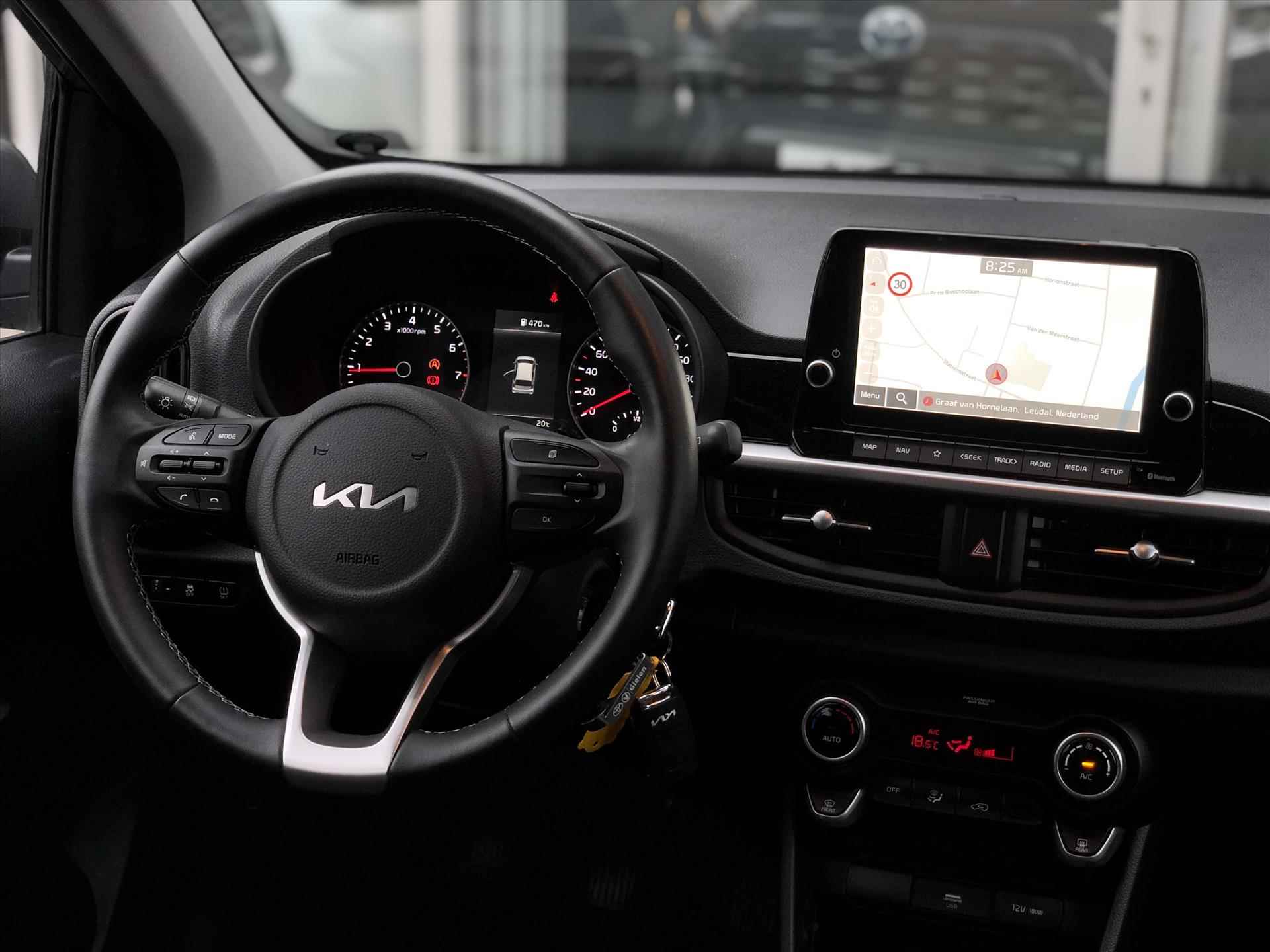 Kia Picanto 1.0 Dream Team | Navigatie, Apple CarPlay/Android Auto, Stoel + Stuurverwarming, Parkeercamera, Lichtmetalen velgen - 13/34