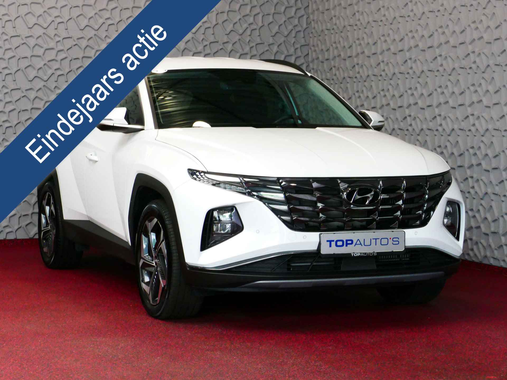 Hyundai Tucson 1.6 T-GDI PHEV 265PK 19''LMV 4WD LED STUUR/STOEL VERW. NAVI ELEK.KLEP 12/2023 PHEV PLUG IN HYBRID 4X4 AWD - 1/81