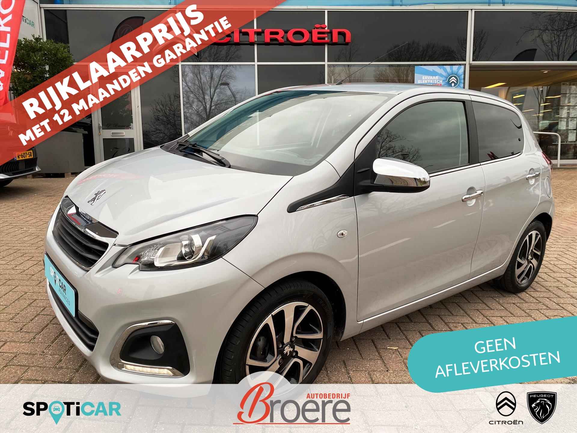 PEUGEOT 108 1.0 VTi 72pk 5D Allure | camera, climate control, touchscreen audio met apple carplay, android auto, getinte ramen, 15 inch velgen, bluetooth - 1/52