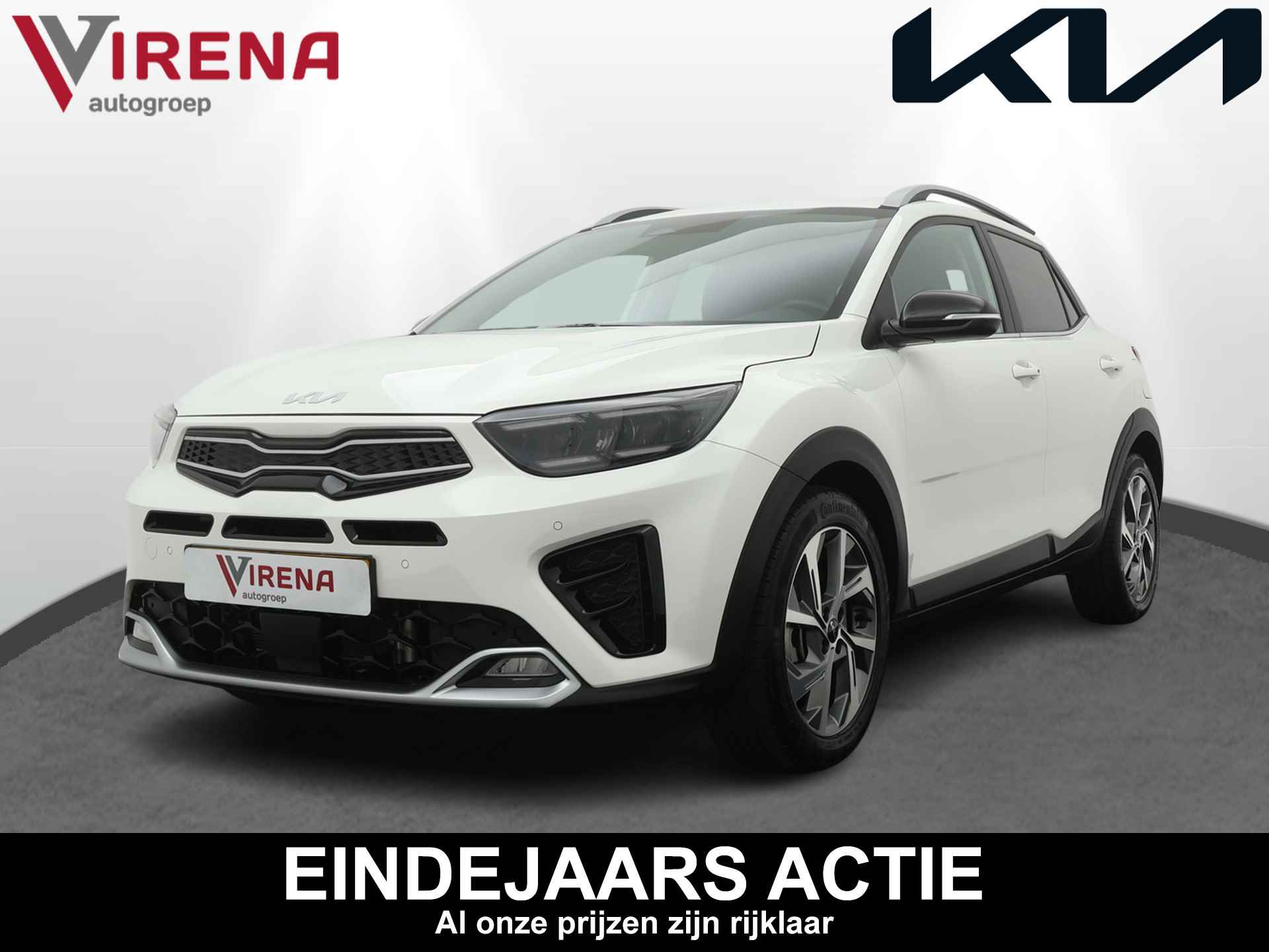 Kia Stonic 1.0 T-GDi MHEV GT-PlusLine - Schuif/Kanteldak - Navigatie - Stoel/Stuur Verwarming - Lichtmetalen Velgen 17'' - Climate Control - Dodehoek Detectie - Fabrieksgarantie tot 06-2030 - 1/53