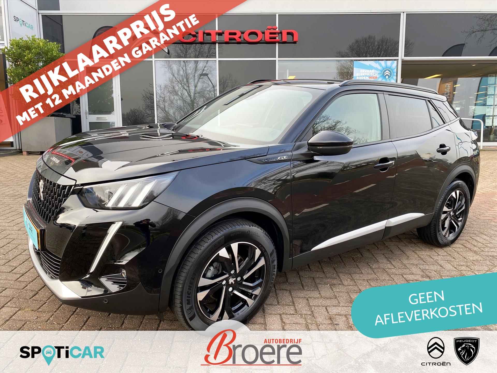 Peugeot 2008 1.2 Turbo 130pk EAT-8 Automaat GT | camera, parkeersensoren voor en achter, dodehoekdetectie, navigatie, dab, 17 inch velgen, adaptive cruise, climate