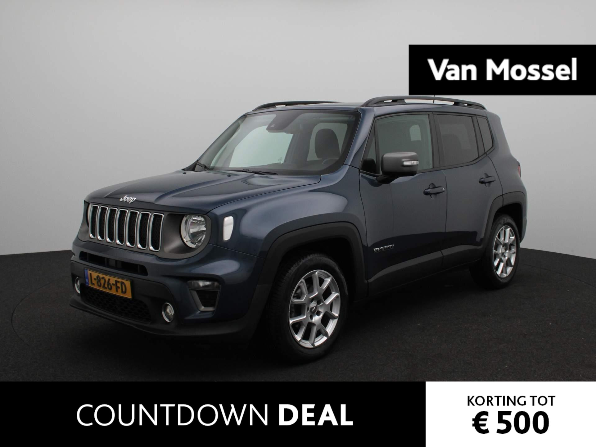 Jeep Renegade 1.0T Limited | Navigatie | Panorama/schuifdak | Parkeersensoren| Climate control