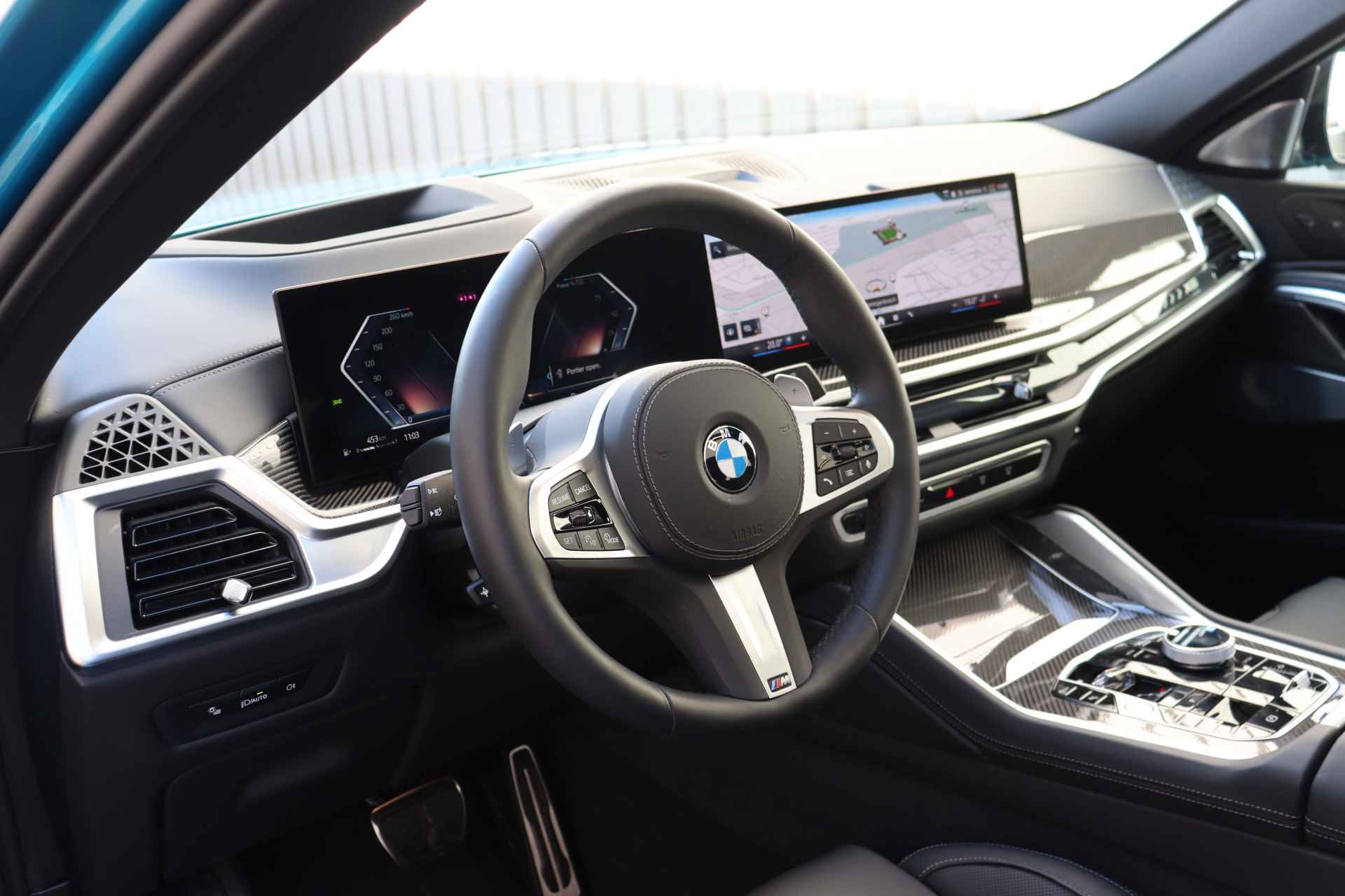 BMW X6 xDrive40i High Executive M Sport Automaat / Panoramadak / Trekhaak / Bowers & Wilkins / Adaptieve LED / Stoelventilatie / Adaptief onderstel / Live Cockpit Professional / Massagefunctie - 14/29