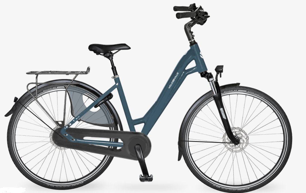 Velo de Ville A400 Lage instap Petrol Blue Glans 60cm 2024