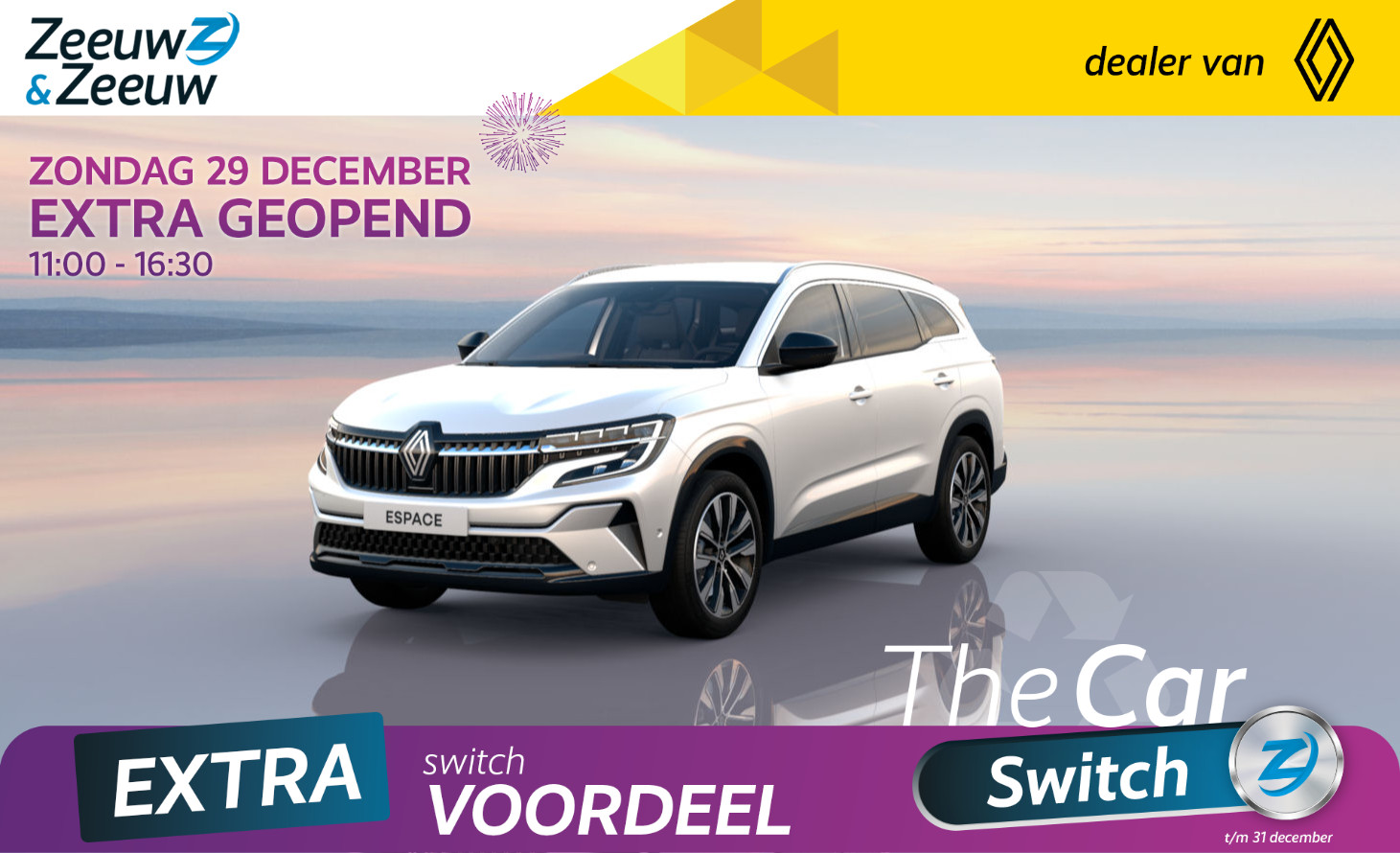 Renault Espace E-Tech Hybrid 200 techno 7p. | nu te bestellen|