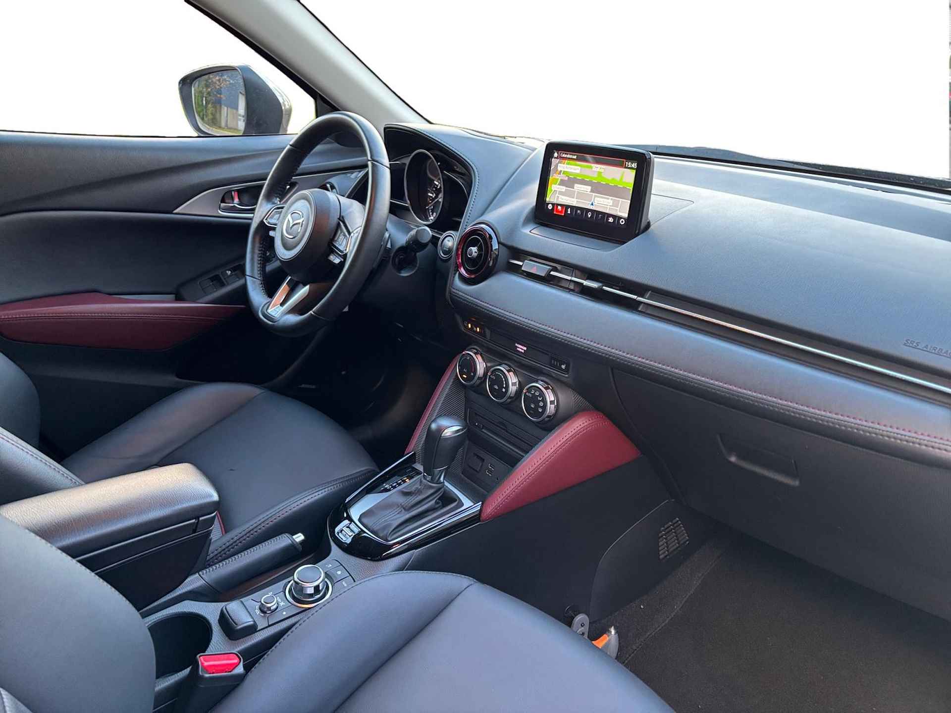 Mazda CX-3 2.0 SkyActiv-G 120 GT-M 1e Eigenaar | Navigatie | Achteruitrijcamera | PDV voor en achter | Leder interieur | Veiligheidssystemen - 17/29