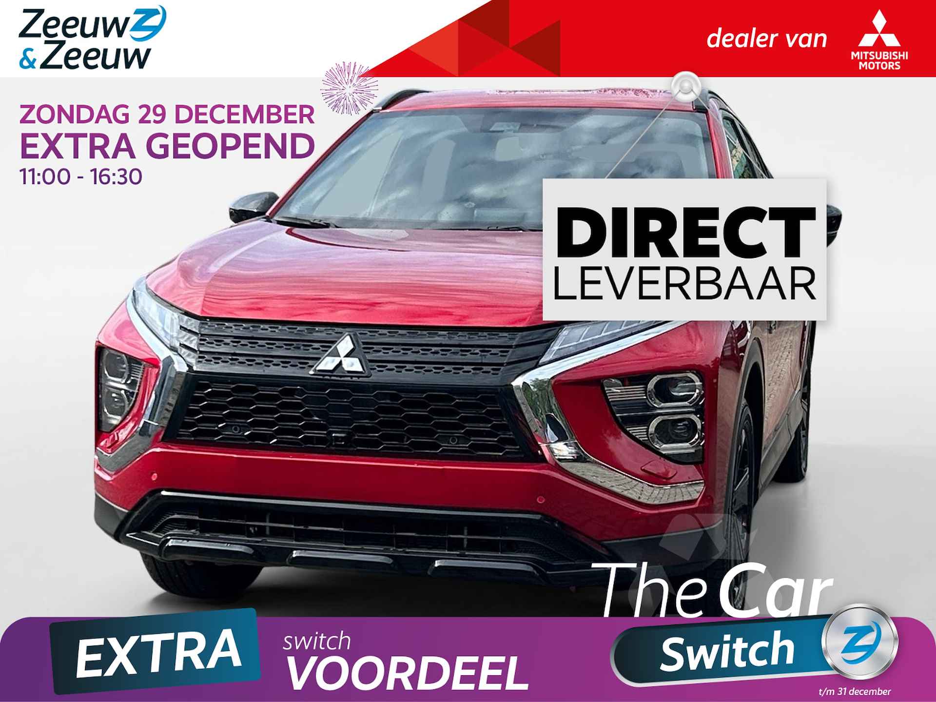 Mitsubishi Eclipse Cross 2.4 PHEV Black Edition 8.000 EURO KORTING | OP=OP | 8 JAAR GARANTIE | NIEUWE AUTO | - 1/19