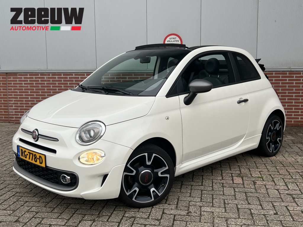 Fiat 500 C TwinAir Turbo 85 PK | Leder | Carplay | Clima | Cruise | 16"