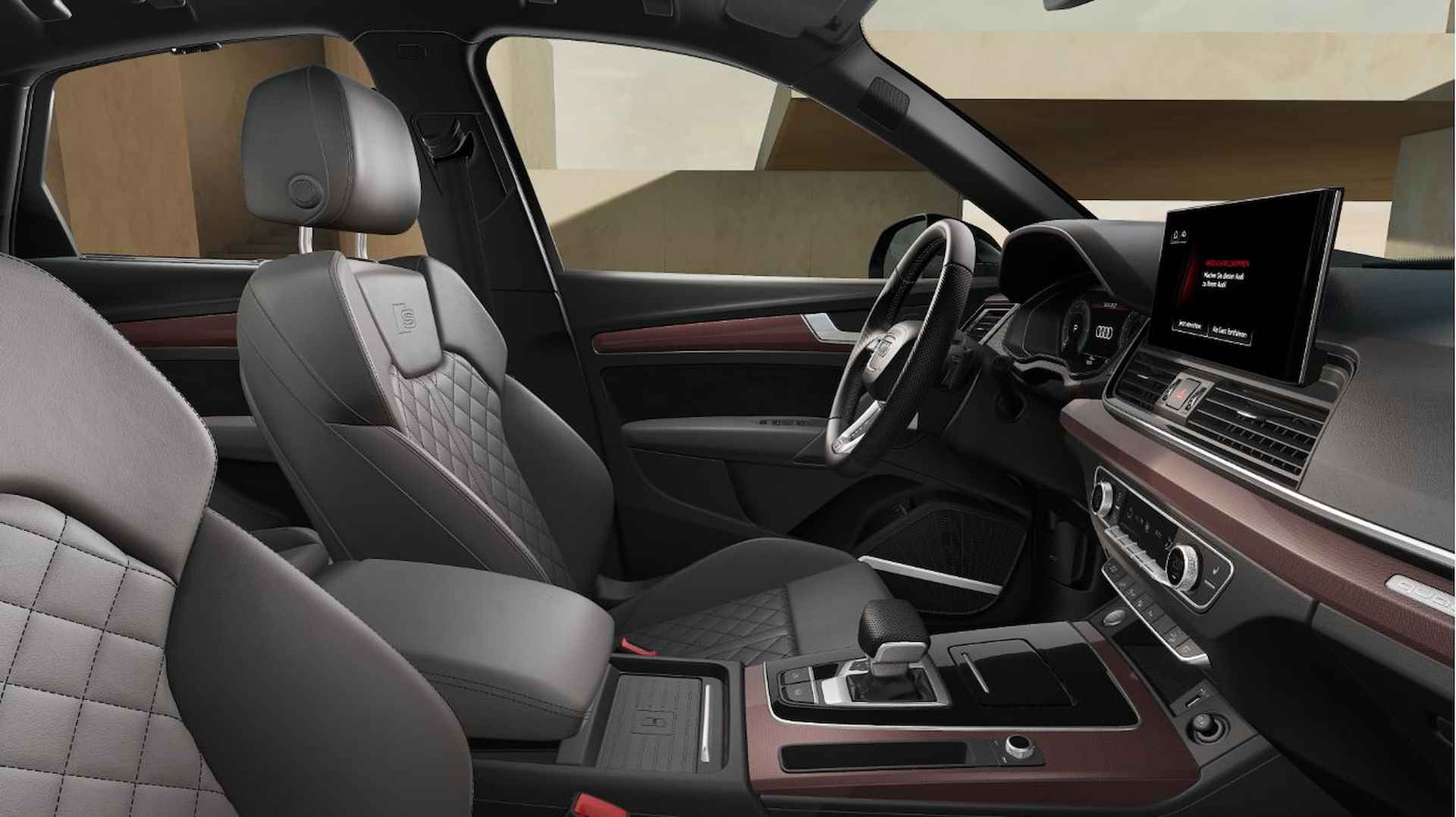 Audi Q5 Sportback 55 TFSI e 367pk quattro S Line | Nieuw 112k | Luchtvering | Panoramadak | Trekhaak | Memory | Head Up | Bang & Olufsen | Parking & City pakket | Carbon | Leder| OLED - 7/8