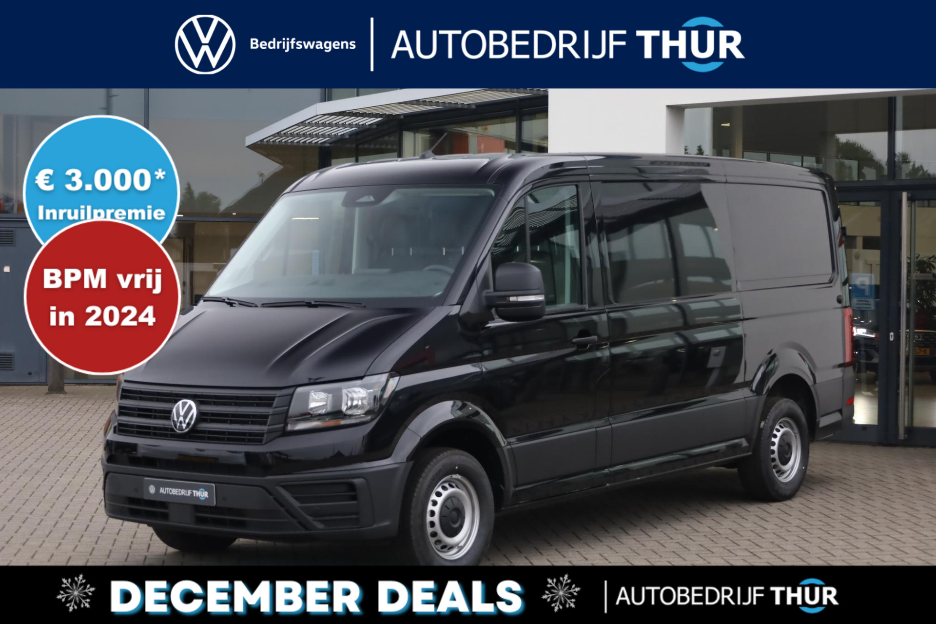 Volkswagen Crafter 30 2.0 TDI L3H2 Trendline 140PK / 103kW Achteruitrijcamera, cruise control, Apple Carplay & Android Auto, airco, parkeersensoren voor + achter, trekhaak, extra robuuste kunstlederen bekleding, armsteun bestuurdersstoel + verstelbare lendensteun, bijrijdersbank, zijschuifdeur rechts, volwaardig reservewiel DECEMBERDEAL