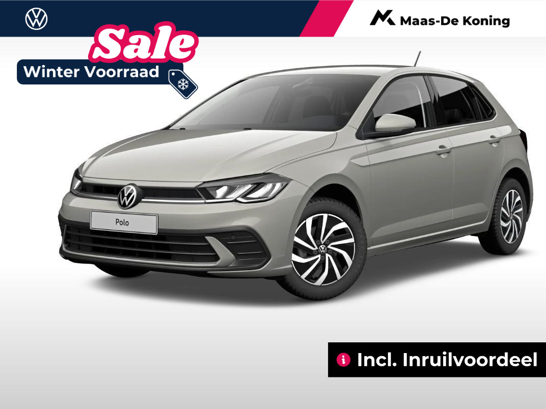 Volkswagen Polo Life Edition 1.0 TSI 95 pk 5 versn. Hand · Multimedia pakket · incl. inruilvoordeel ·