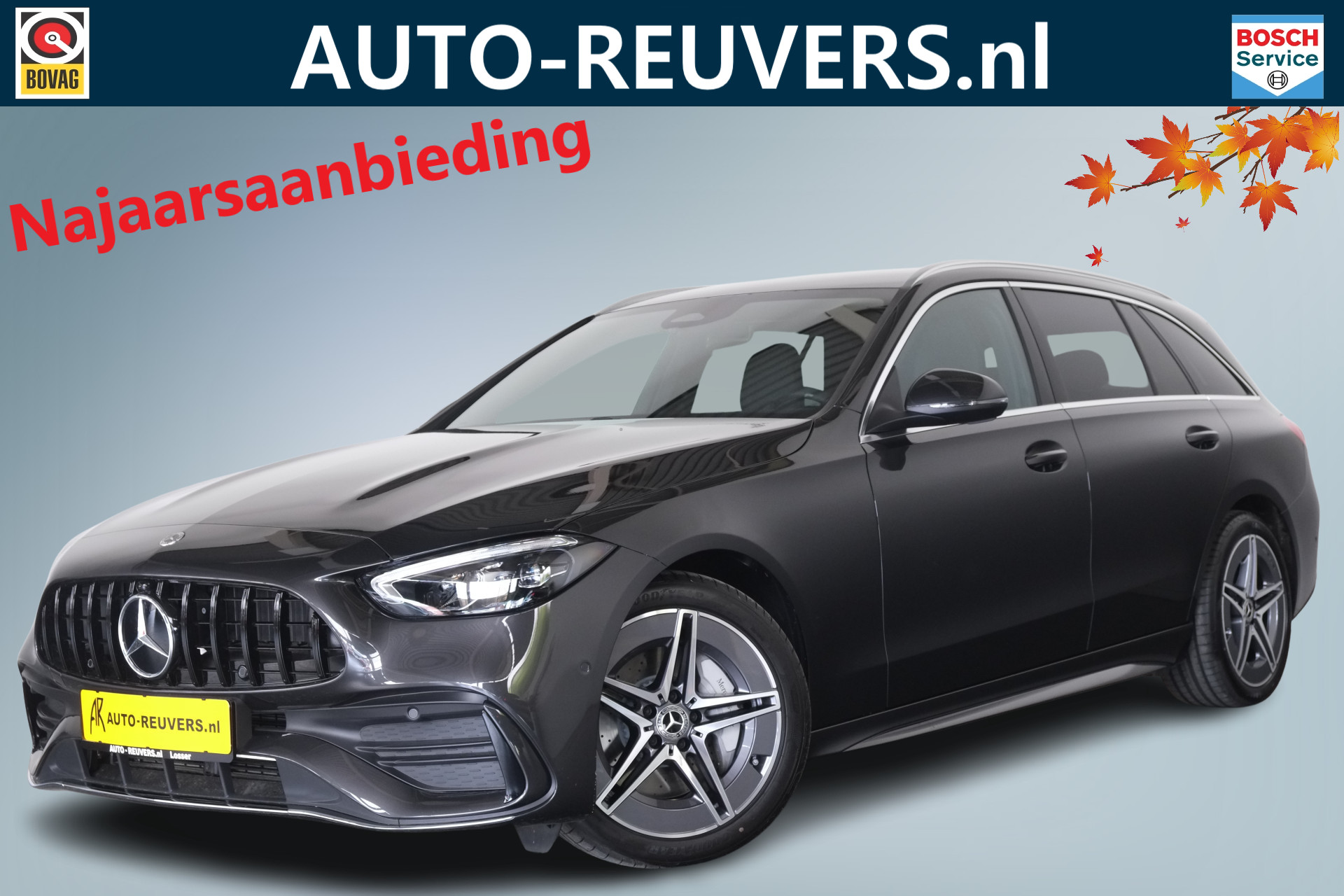 Mercedes-Benz C-Klasse Estate 300 d AMG Line / LED / Burmester / Cam / Carplay / Leder