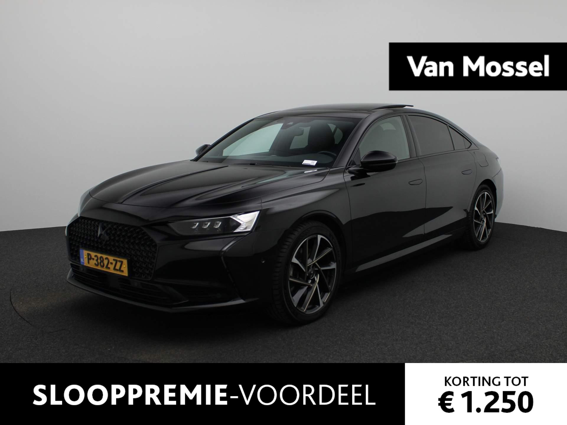 DS 9 E-Tense RIVOLI+ | PANORAMADAK | ACHTERUITRIJCAMERA | NIGHT VISION | ELEKTRISCH BEDIENBARE ACHTERKLEP | APPLE CARPLAY - ANDROID AUTO | STOELVERWARMING VOOR & ACHTER | ELEKTRISCH BEDIENBARE VOORSTOELEN | MASSAGE STOELEN | ADAPTIVE CRUISE CONTROL | CLIMATE CONTROL | LEDEREN STOELEN | PARKEERSENSOREN |