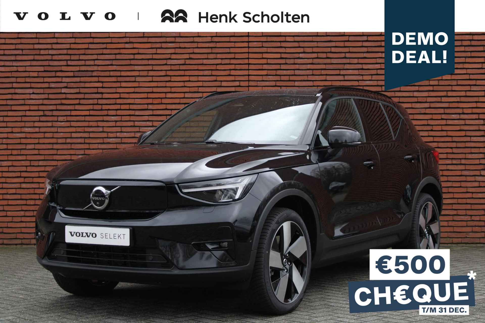 Volvo XC40 Single Motor Extended Range Plus 82 kWh, 20 inch Lichtmetalen velgen, Extra getint glas, Keyless Entry, elektrisch bedienbare achterklep - 1/21