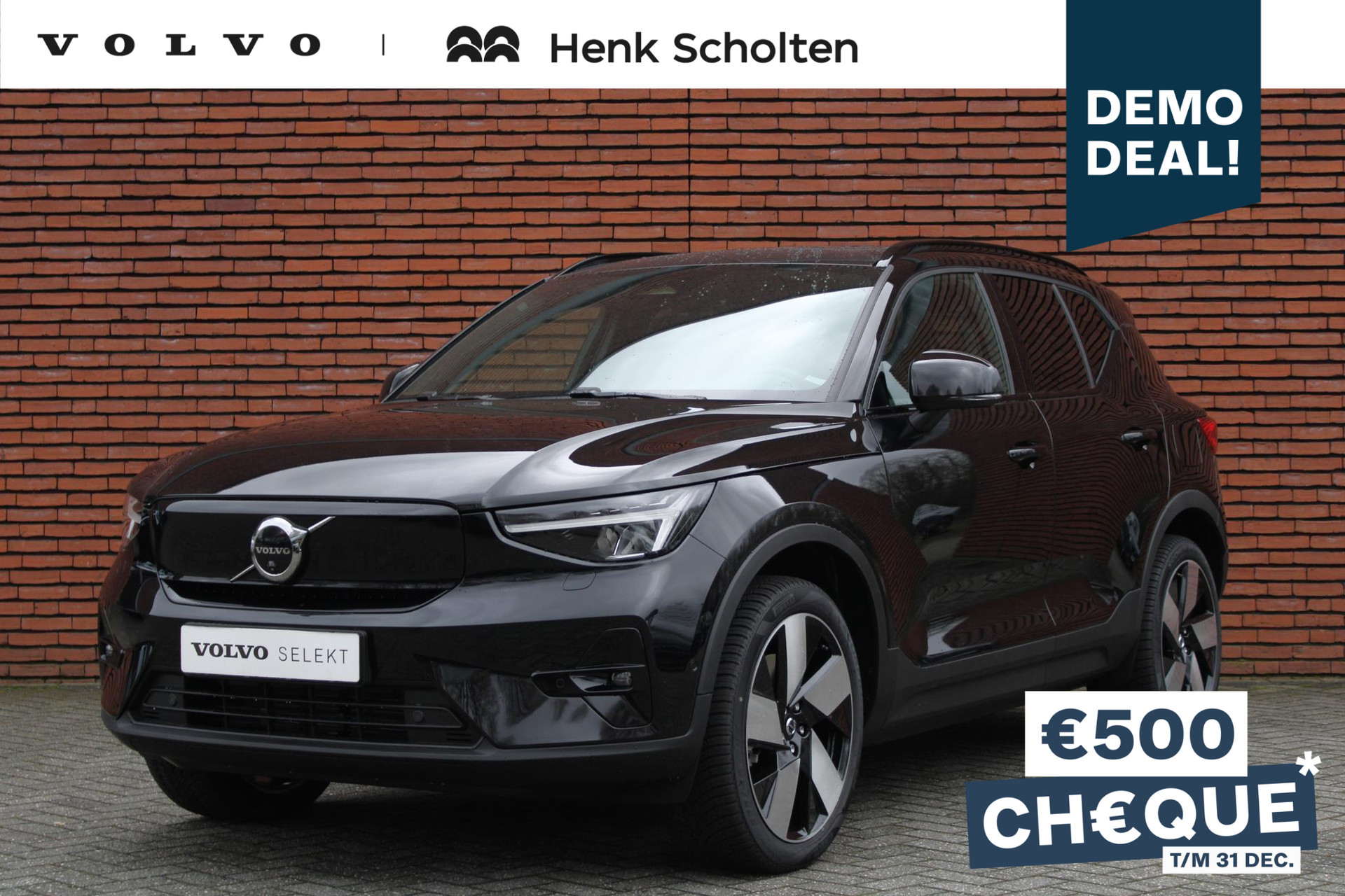 Volvo XC40 Single Motor Extended Range Plus 82 kWh, 20 inch Lichtmetalen velgen, Extra getint glas, Keyless Entry, elektrisch bedienbare achterklep