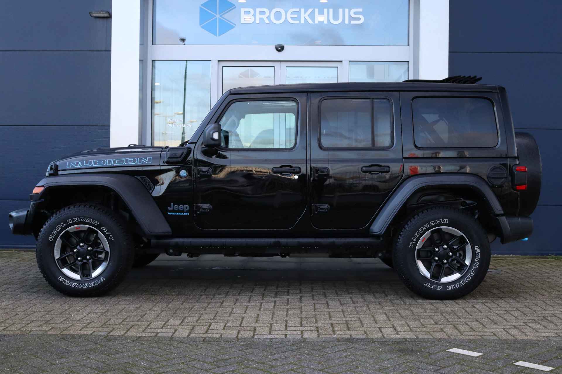 Jeep Wrangler 2.0T 4XE 380-PK Rubicon | Skyview | Camera V/A | ACC | Stuur + Stoelverwarming | Alpine | Keyless | Carplay | Navi - 6/56