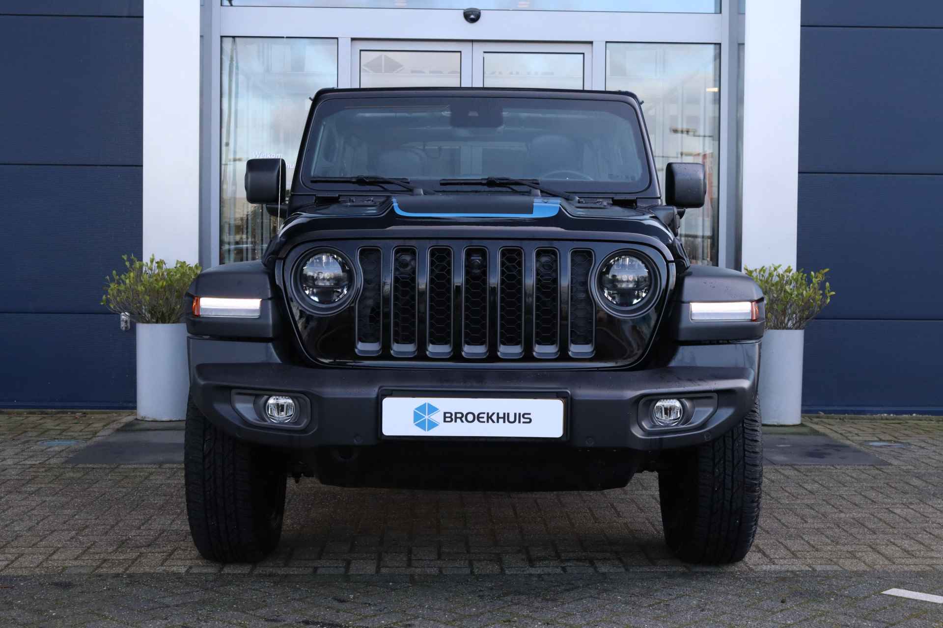 Jeep Wrangler 2.0T 4XE 380-PK Rubicon | Skyview | Camera V/A | ACC | Stuur + Stoelverwarming | Alpine | Keyless | Carplay | Navi - 20/56