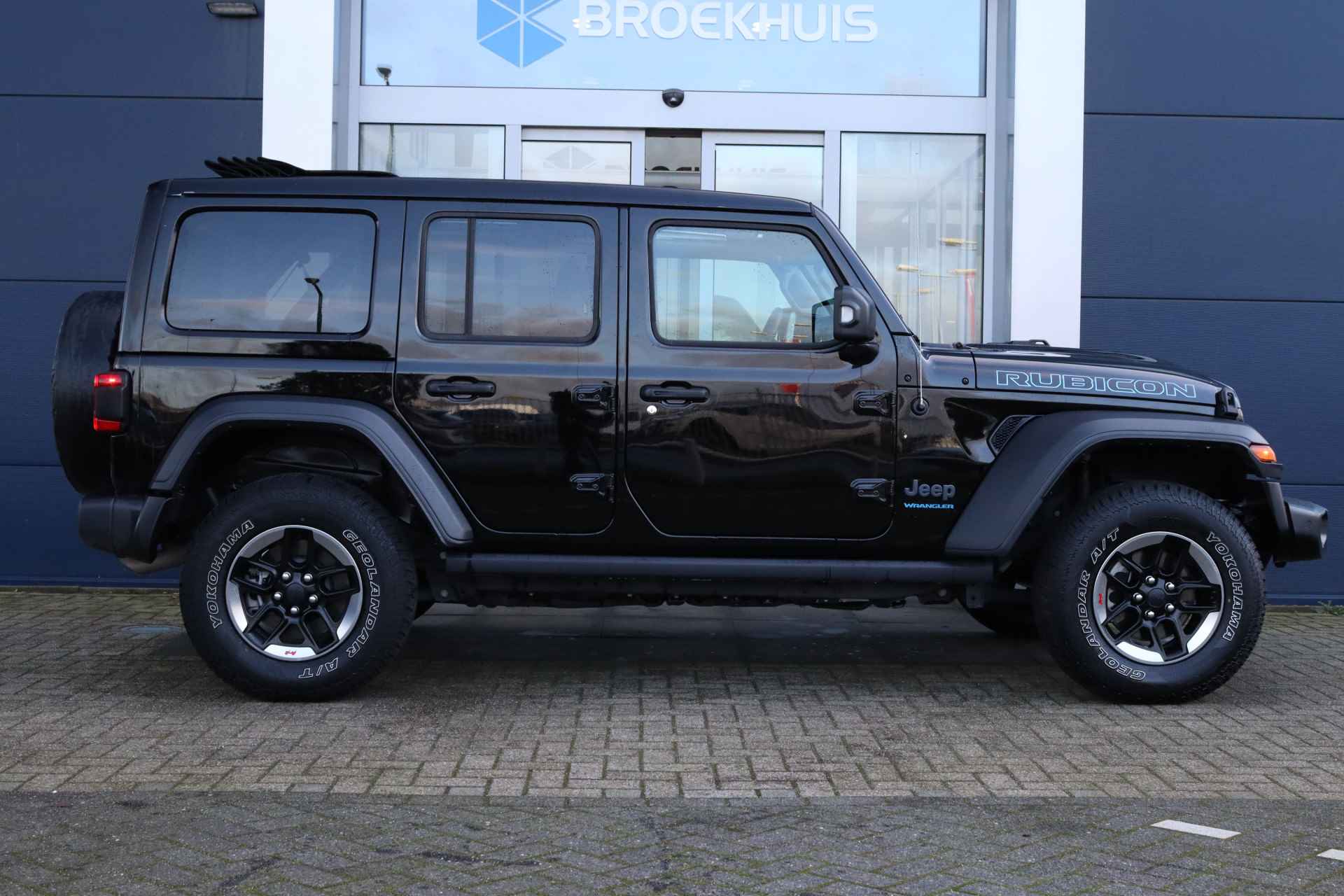 Jeep Wrangler 2.0T 4XE 380-PK Rubicon | Skyview | Camera V/A | ACC | Stuur + Stoelverwarming | Alpine | Keyless | Carplay | Navi - 21/56