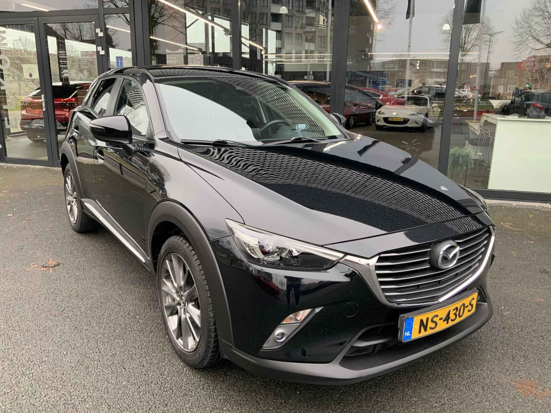 Mazda CX-3 2.0 SkyActiv-G 120 GT-Luxury /Navi/HUD/Keyless/ECC/Nappa/DAB/Camera + PDC achter - 2/26