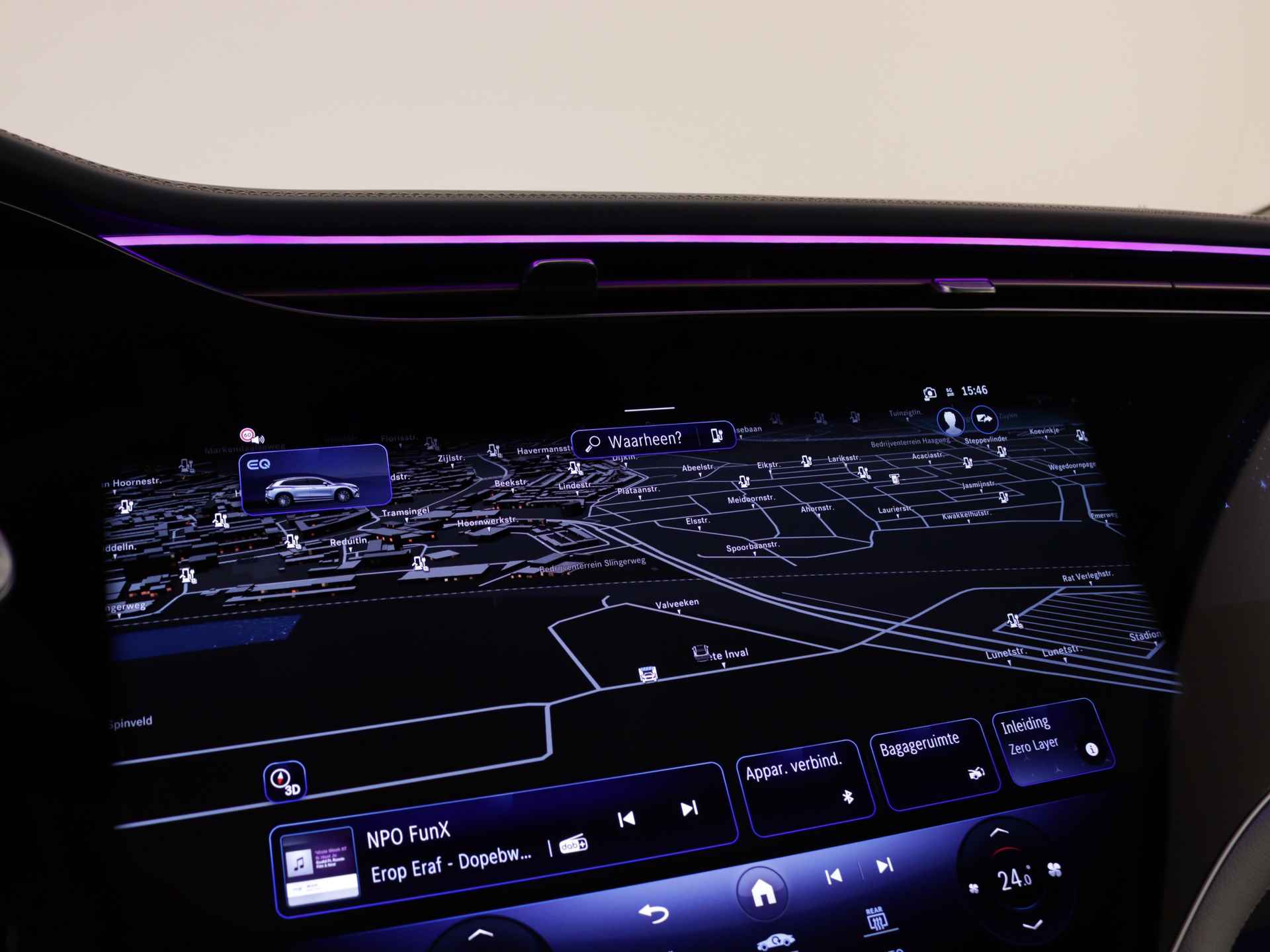 Mercedes-Benz EQS SUV 580 4MATIC AMG Line 7p 118 kWh | Trekhaak | Akoestiekcomfortpakket | Burmester® 3D-surround sound system | KEYLESS GO-comfortpakket| Head-up display | MBUX met augmented reality | Ambient lighting plus | Rijassistentiepakket Plus | - 7/39