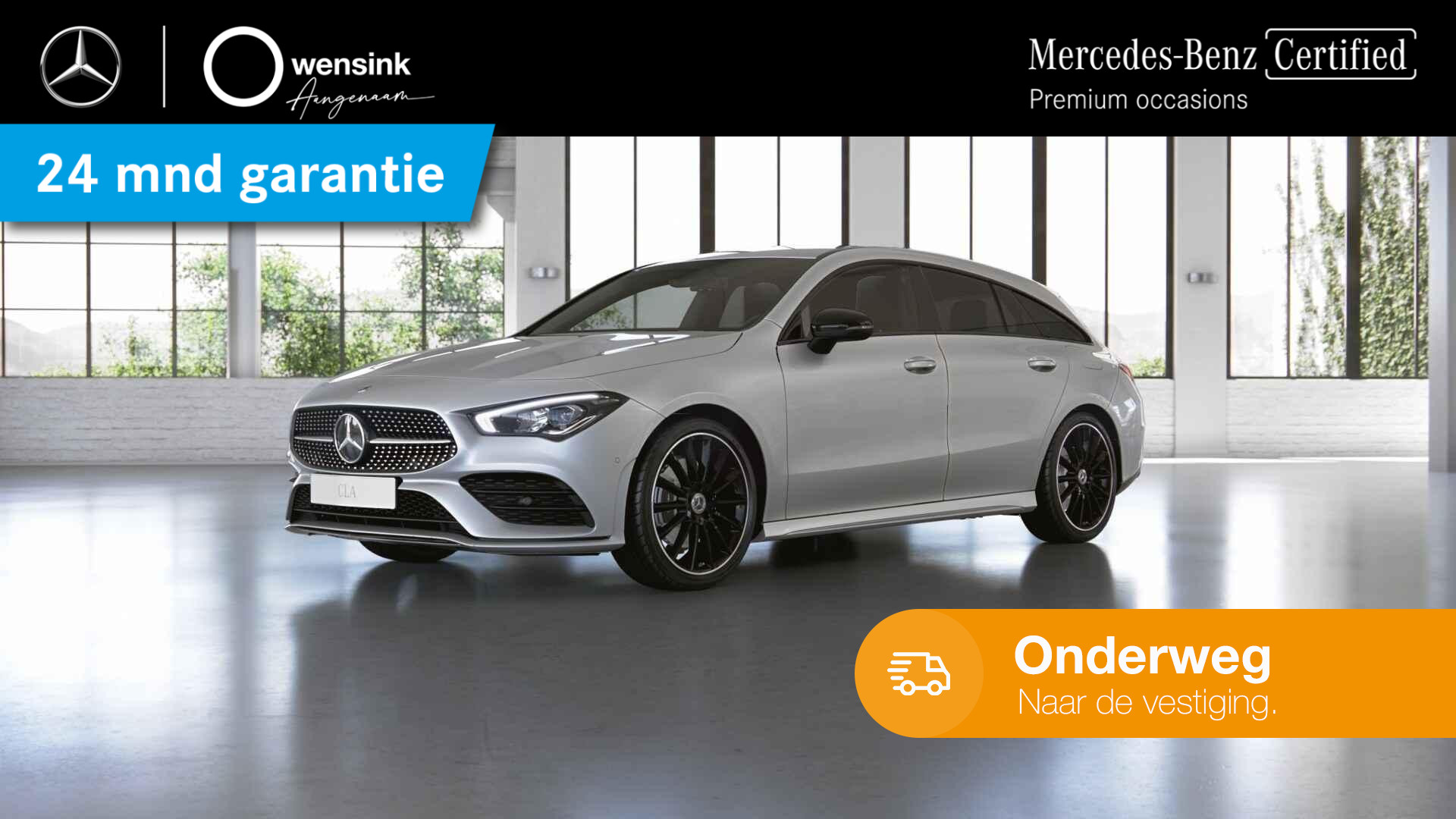 Mercedes-Benz CLA-klasse Shooting Brake 250 e AMG Line | Night | Keyless | Sfeerverlichting | Stoelverwarming | Achteruitrijcamera |