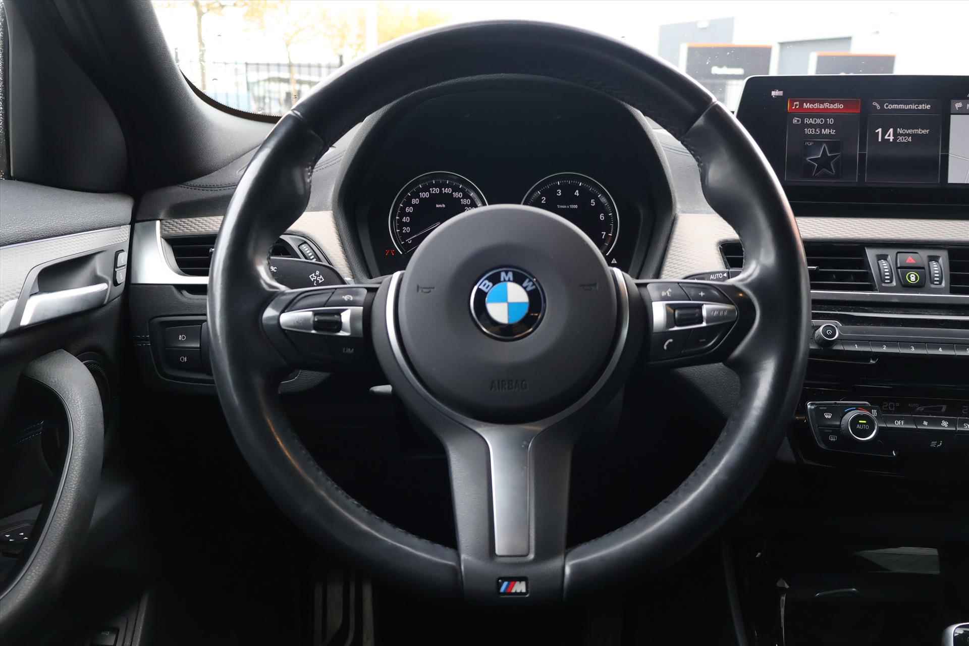 BMW X2 (f39) sDrive18i M-Sport 140pk Aut | Keyless | Head-up | Kuipstoelen | Navi | Cruise | Camera - 16/45