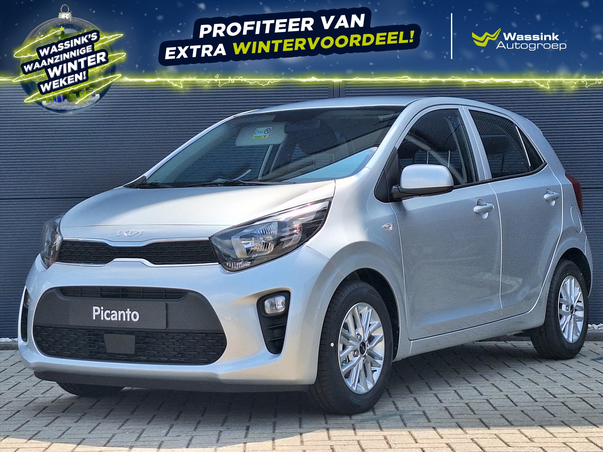 Kia Picanto 1.0 DPi 67pk 4-zits DynamicLine | Apple Carplay & Android Auto | Camera | Cruise Control | Direct leverbaar | Rijklaar prijs |