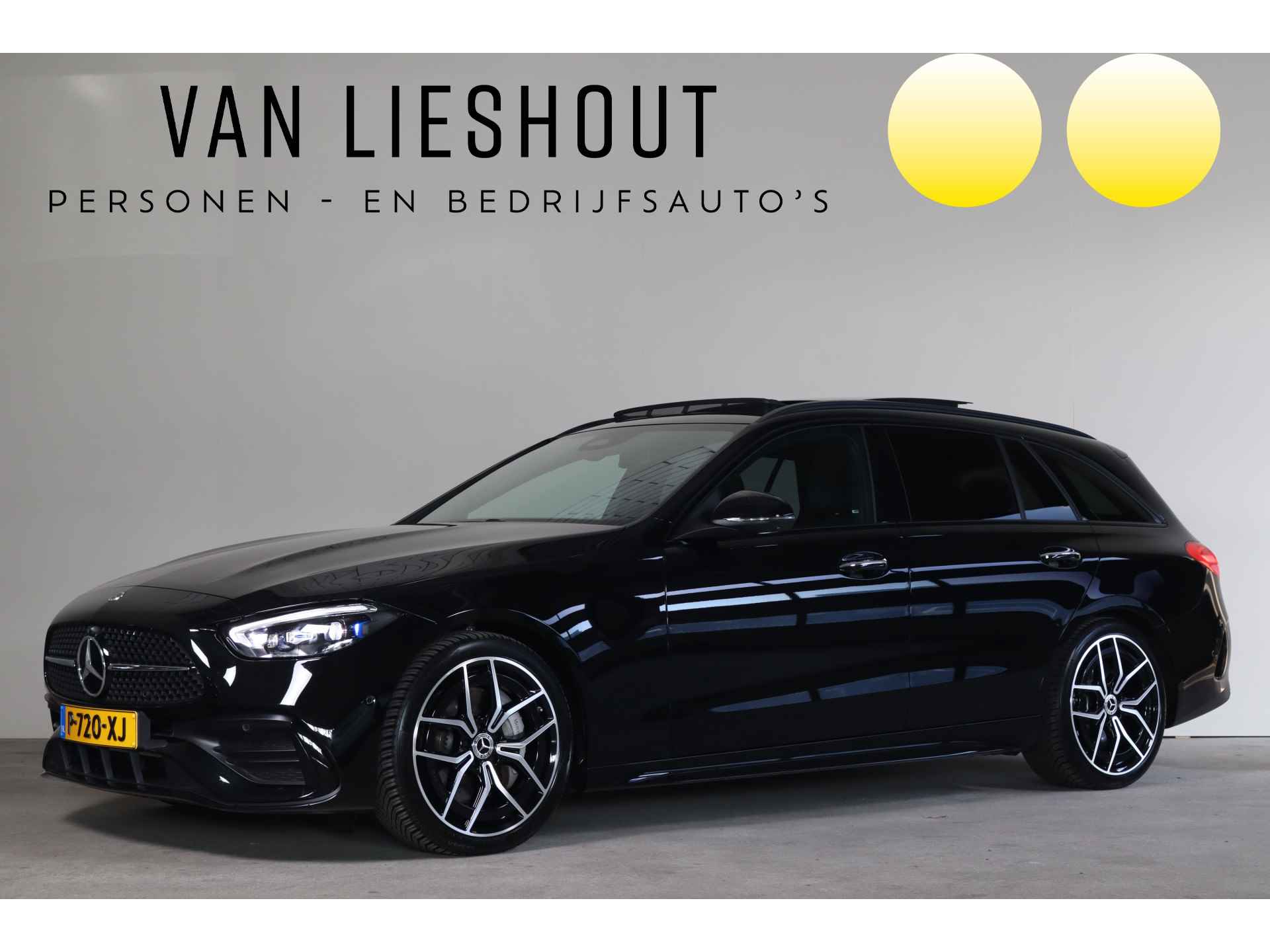 Mercedes-Benz C-Klasse Estate 200 Launch Edition AMG Line NL-Auto!! Pano I Elek.Stoelen I Leder I 360-Camera -- HEMELVAARTSDAG GEOPEND VAN 11.00 T/M 15.00 UUR -- - 1/50
