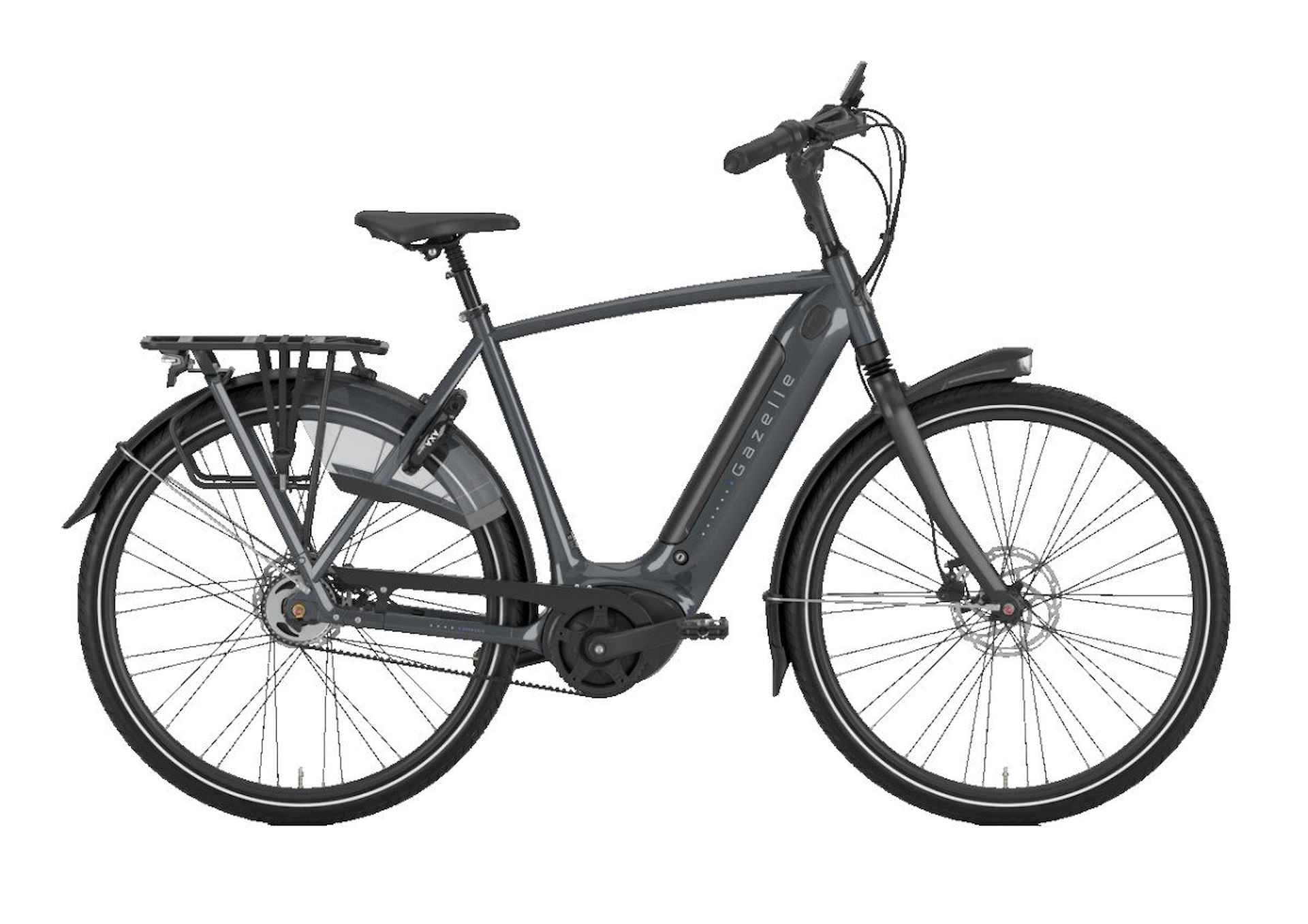 GAZELLE Grenoble C5 HMB Heren Anthracite Grey Lucido 57cm 2025 - 2/2