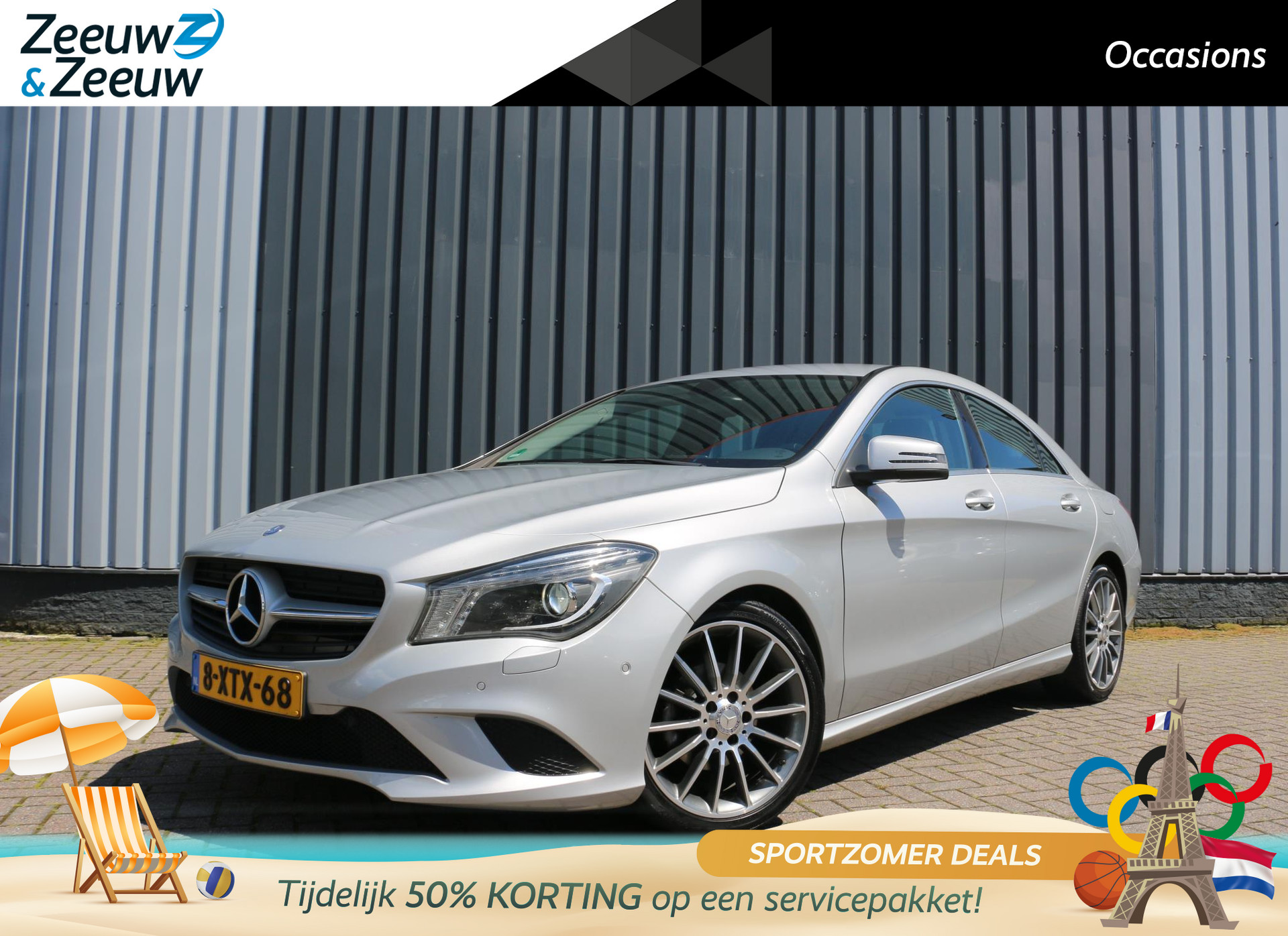 Mercedes-Benz CLA-klasse 180 BlueEFF. Lease Edition Bi-Xenon Climate Cruise Parkeersensoren LM Velgen