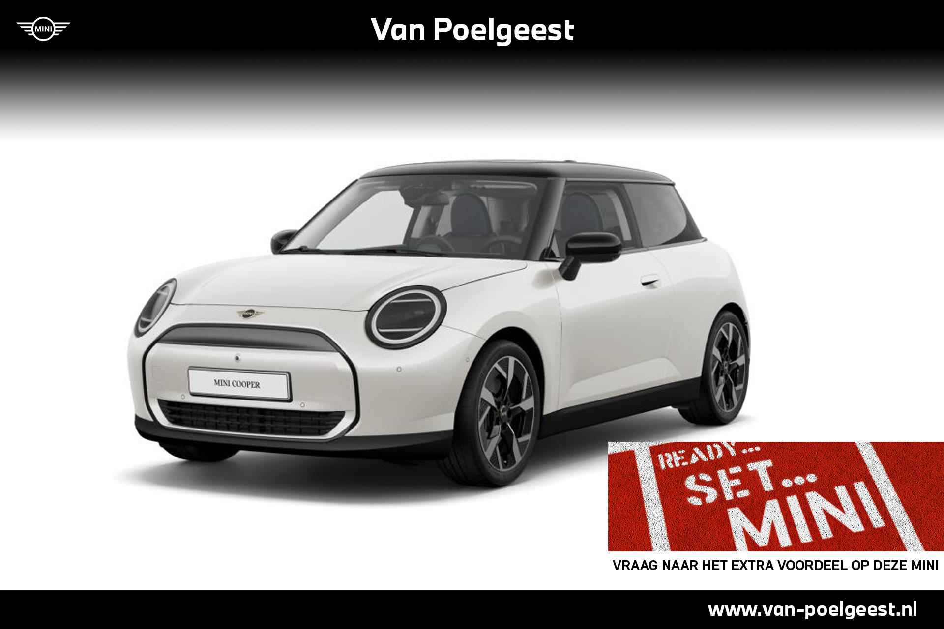 MINI Cooper Cooper E Classic 40,7 kWh | Pakket L | Dak en spiegelkappen in Jetblack - 1/5