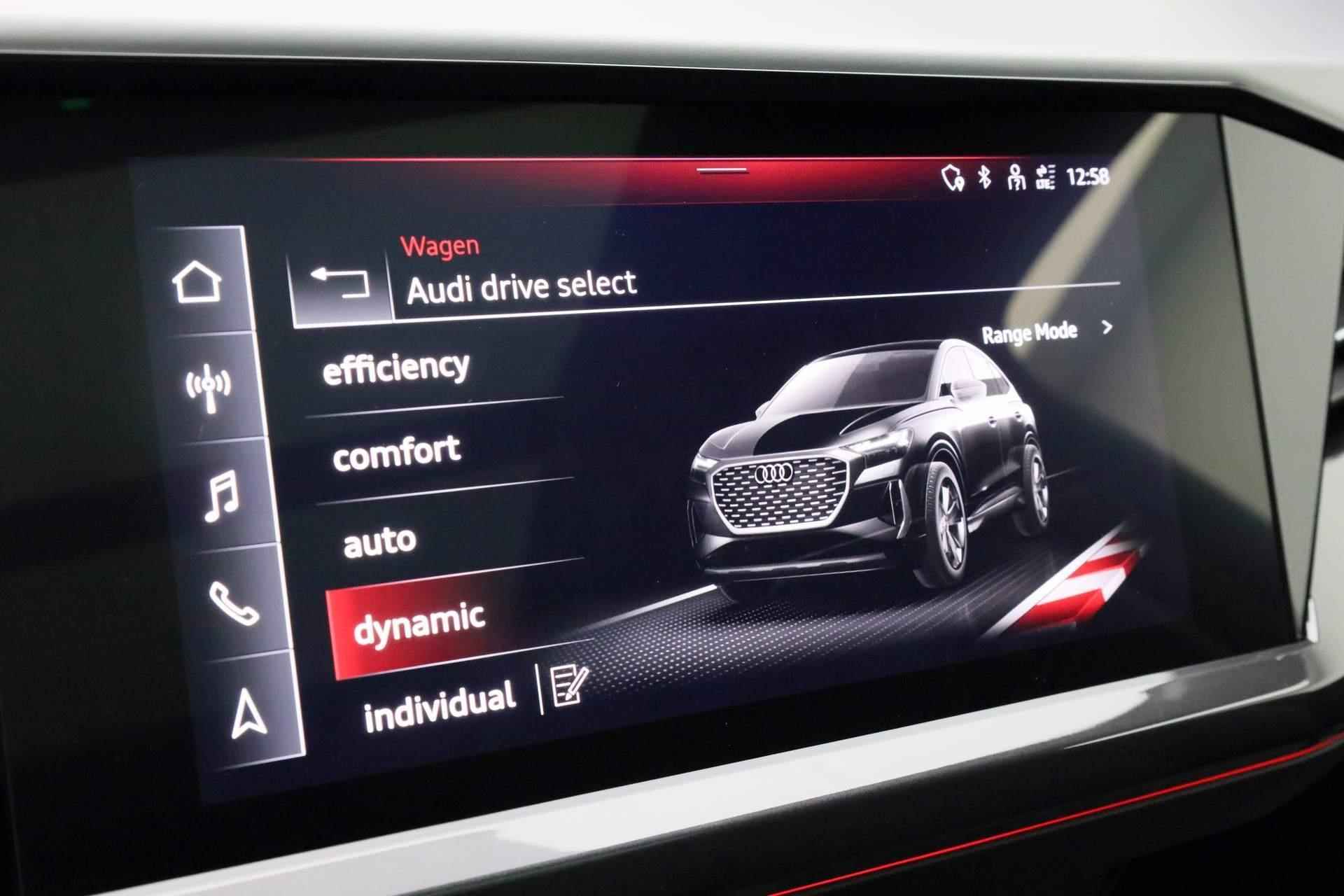 Audi Q4 Sportback e-tron 50 299PK quattro S edition 77 kWh | Pano | HUD | Camera | SONOS sound  | Standkachel | 21 inch - 13/52