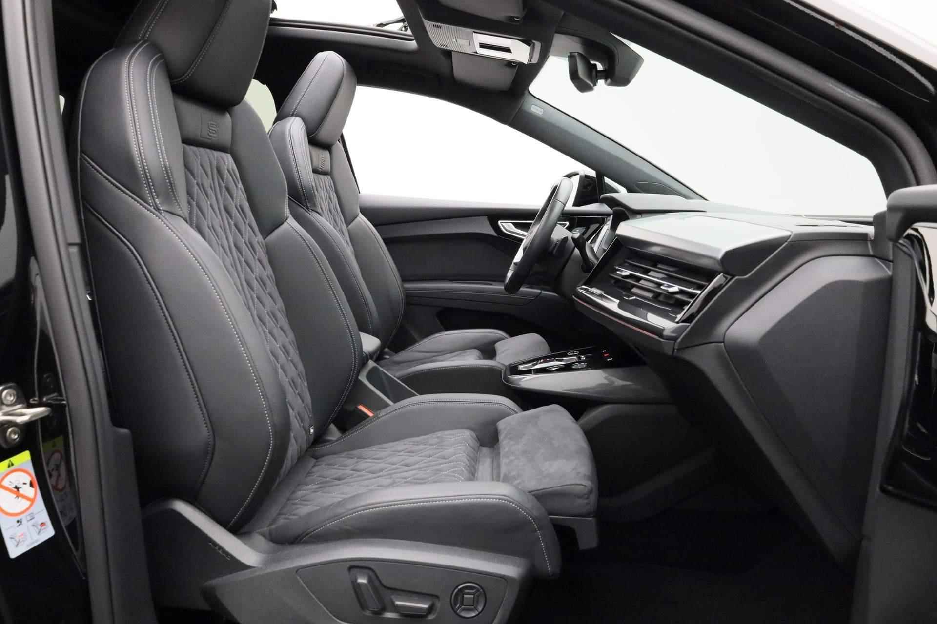 Audi Q4 Sportback e-tron 50 299PK quattro S edition 77 kWh | Pano | HUD | Camera | SONOS sound  | Standkachel | 21 inch - 46/52