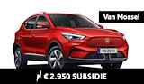 MG ZS EV Long Range Comfort 70 kWh Dimond Red ACTIE voorraad registratiekorting / ( Subsidie particulier € 2.000,= ) diverse kleuren op voorraad !!!!