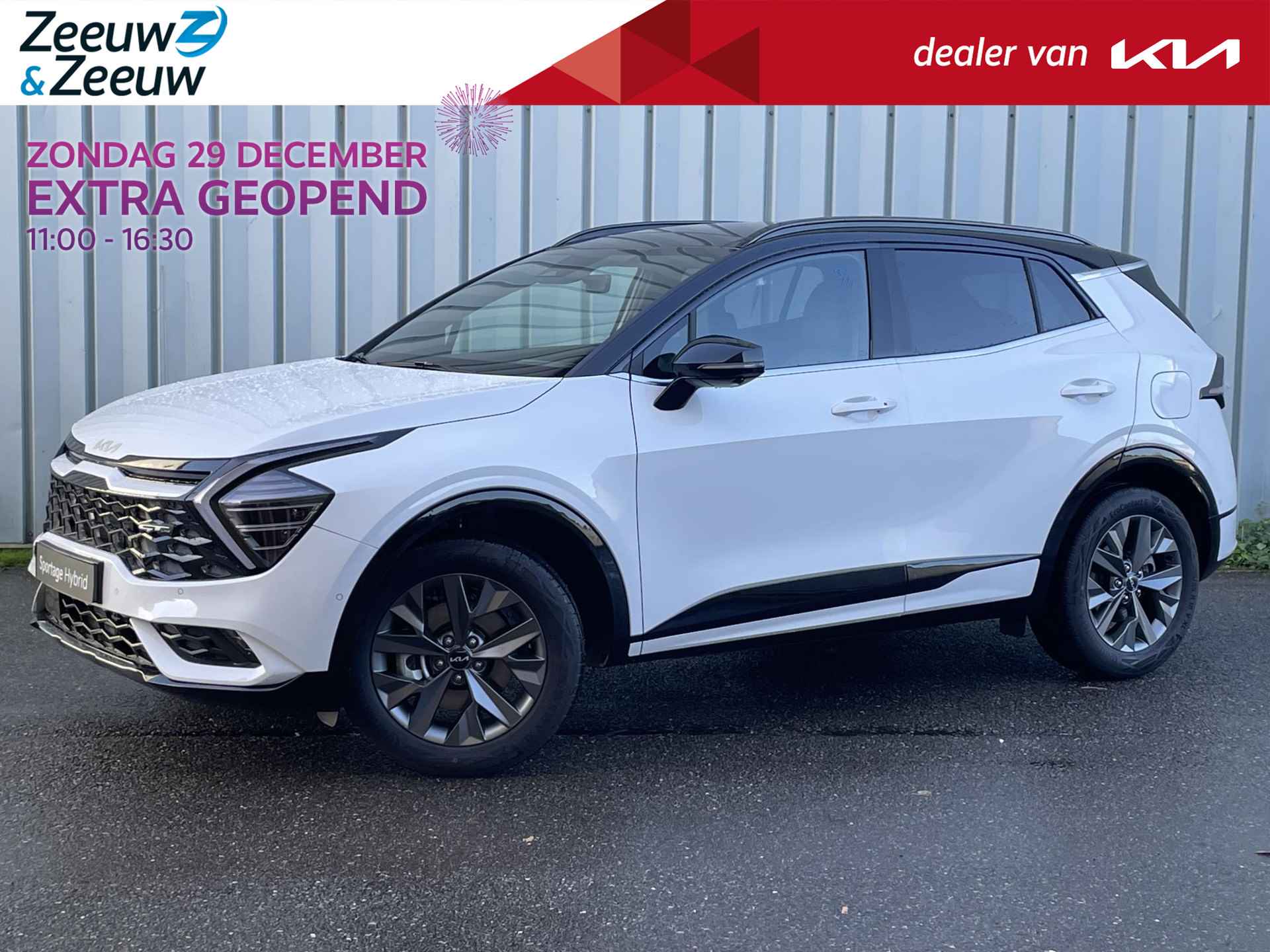 Kia Sportage 1.6 T-GDi Hybrid GT-PlusLine | € 3.500 extra inruilvoordeel | Meest luxe uitvoering | 360 Graden camera | stoelverw & stoelverkl | - 1/42