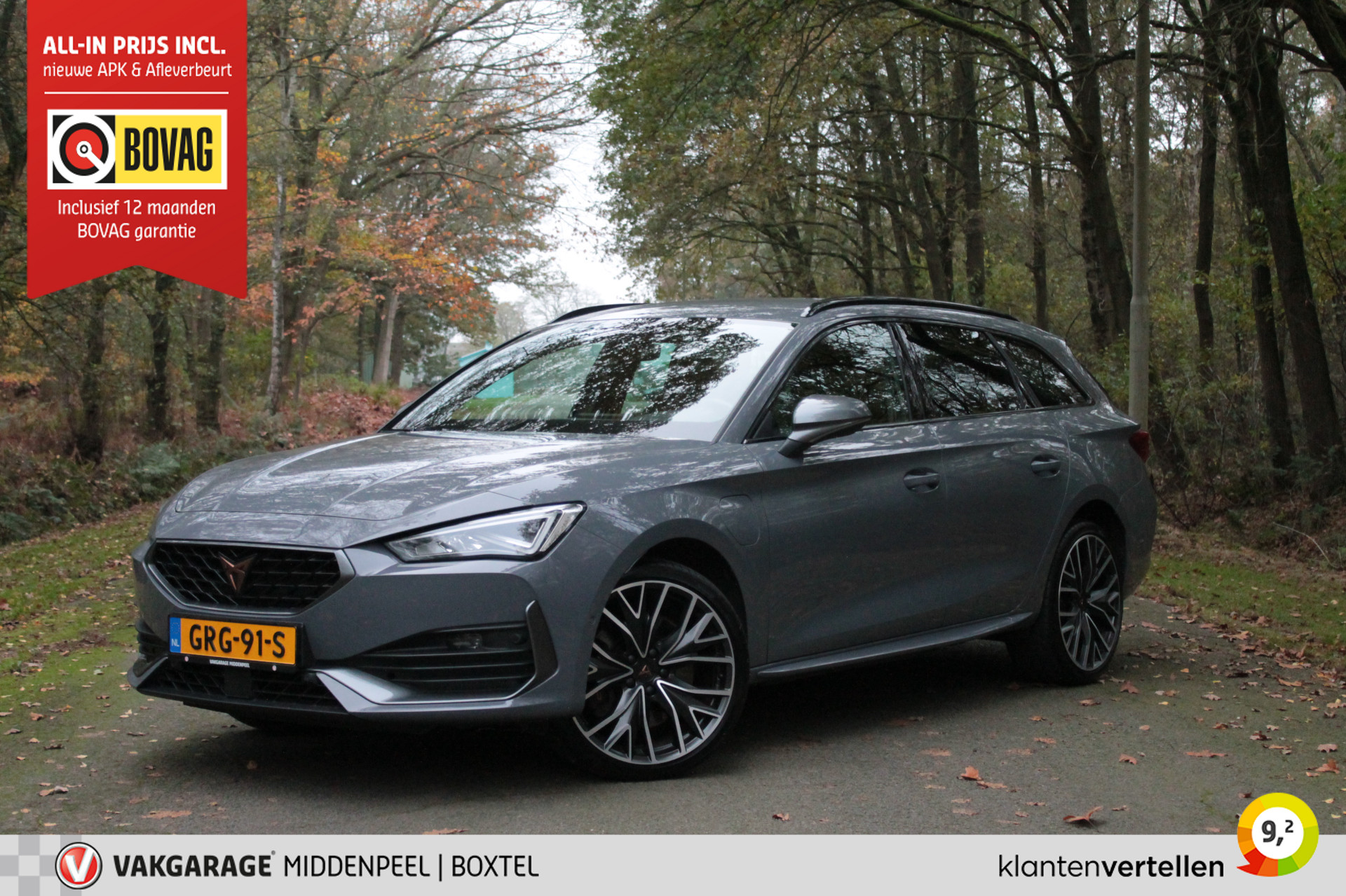 CUPRA Leon Sportstourer 1.4 e-Hybrid VZ Performance 245PK Trekhaak | ACC | Camera