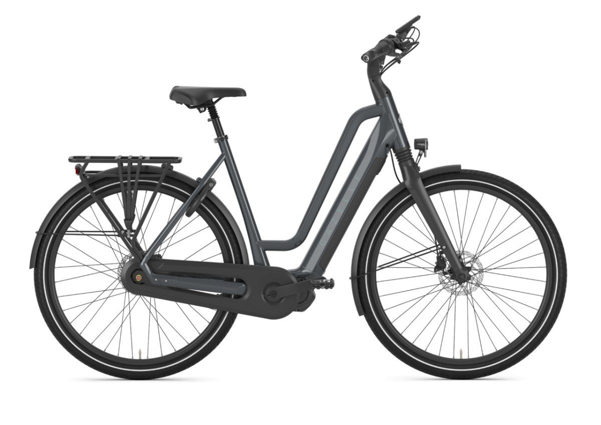 Gazelle Chamonix C7 HMS 500Wh 2022 DEMO ZOLDER (375KM) Dames Anthracite Grey Glans 53cm 2022