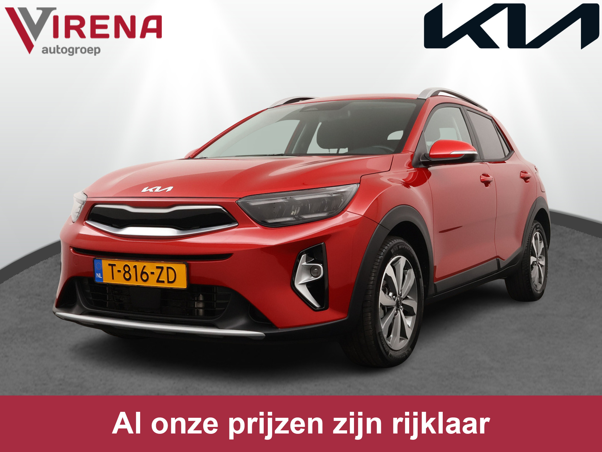 Kia Stonic 1.0 T-GDi MHEV DynamicPlusLine - Climate Control - Navigatie - Cruise control - Bluetooth Apple Carplay/Android Auto - Fabrieksgarantie 23-10-2030