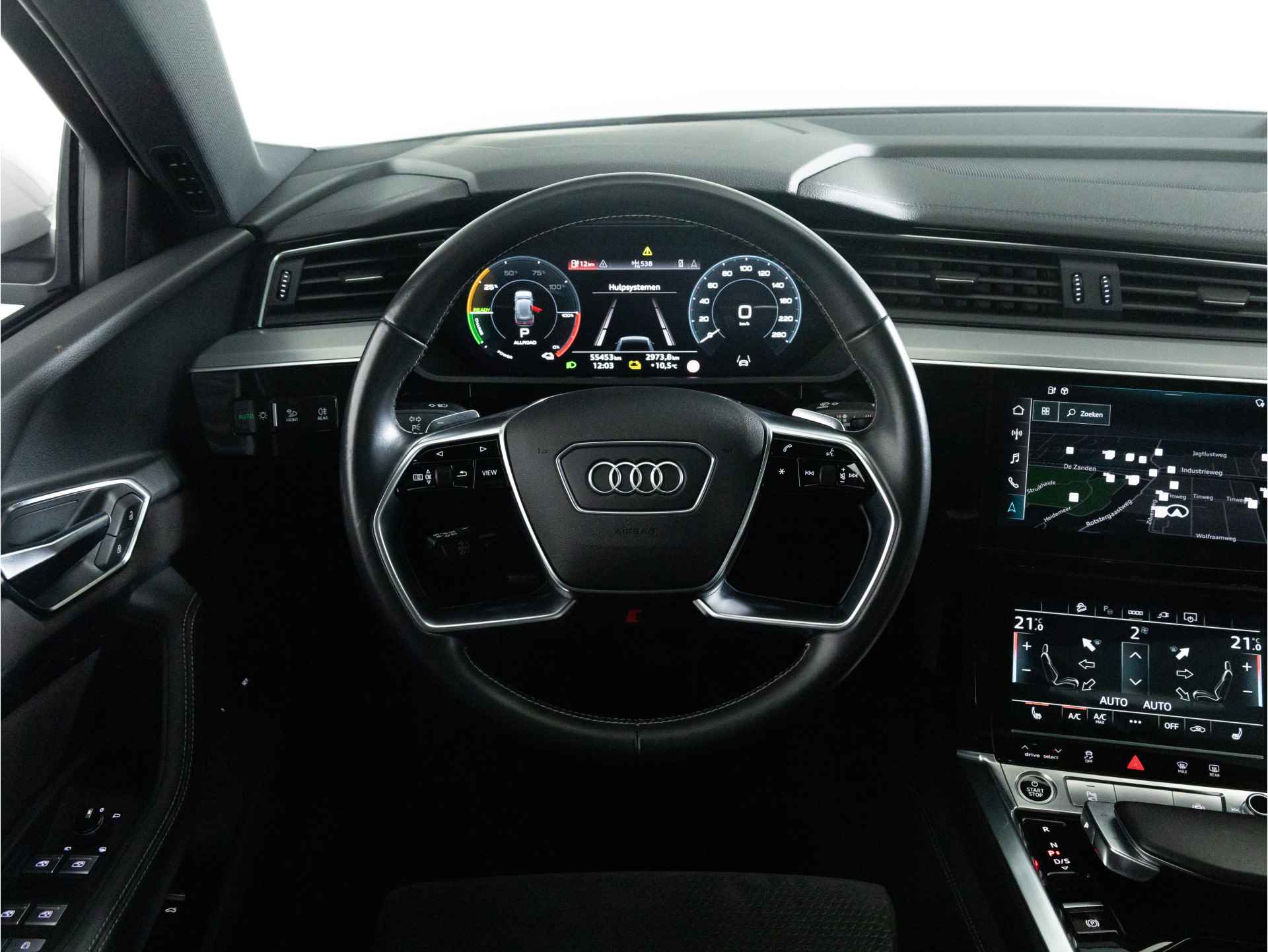 Audi e-tron S-Line 50 QUATTRO 313 PK 71 kWh | 8% bijtelling | INCL. BTW | LED | Black optiek | Panoramadak | Achteruitrijcamera | - 53/55