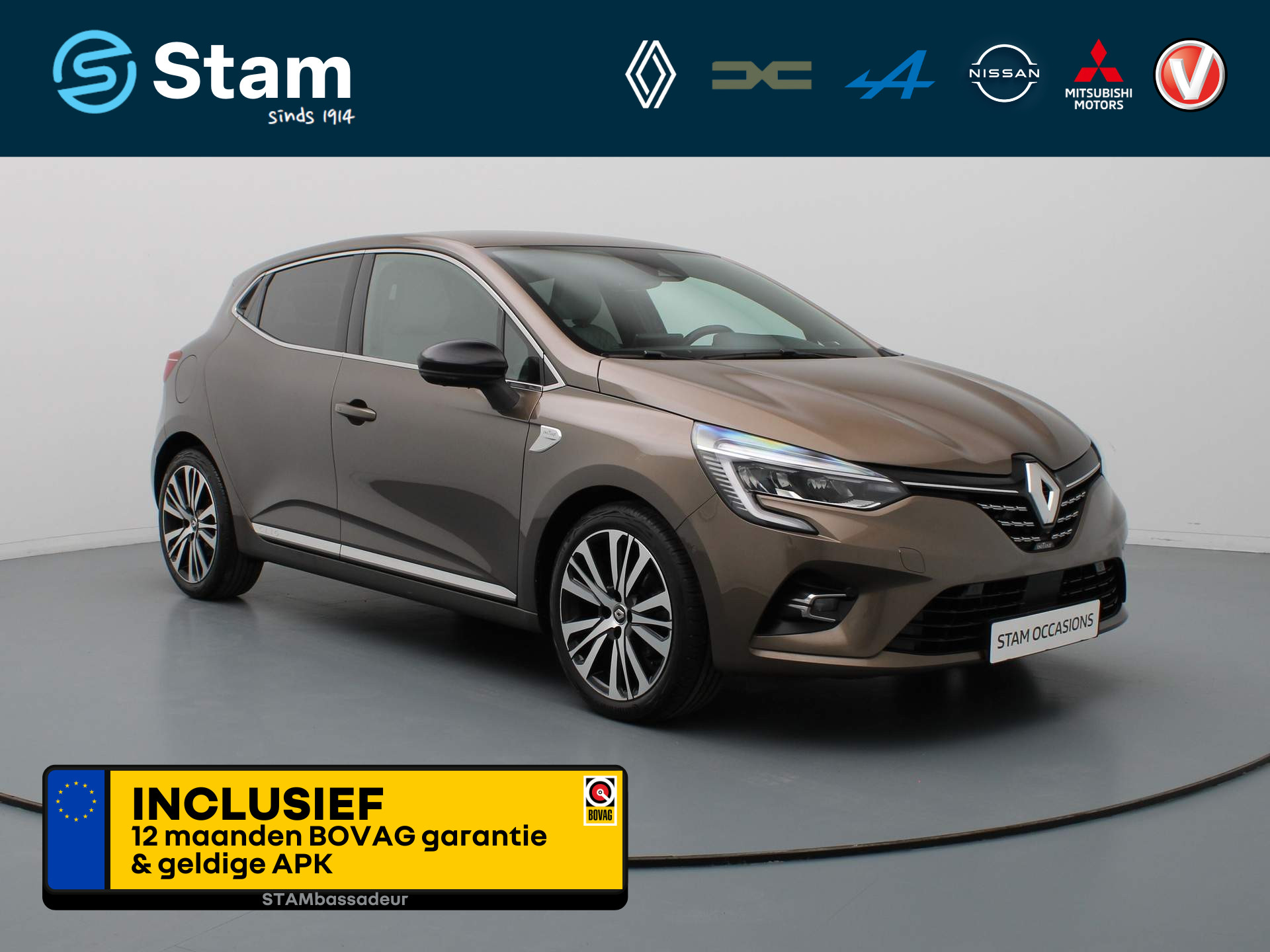 Renault Clio TCe 100pk Initiale Paris Lederen bekleding | Navig | Rondomzicht camera