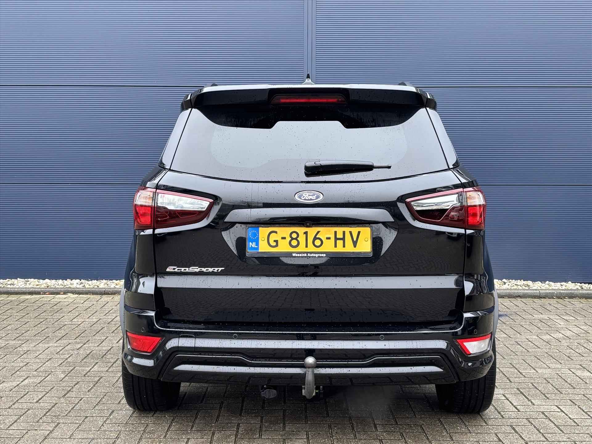 FORD Ecosport 1.0 EcoBoost 125pk AUT ST-Line Black | Stoelverwarming | Stuurverwarming | AUTOMAAT | Navigatie | Camera - 4/34